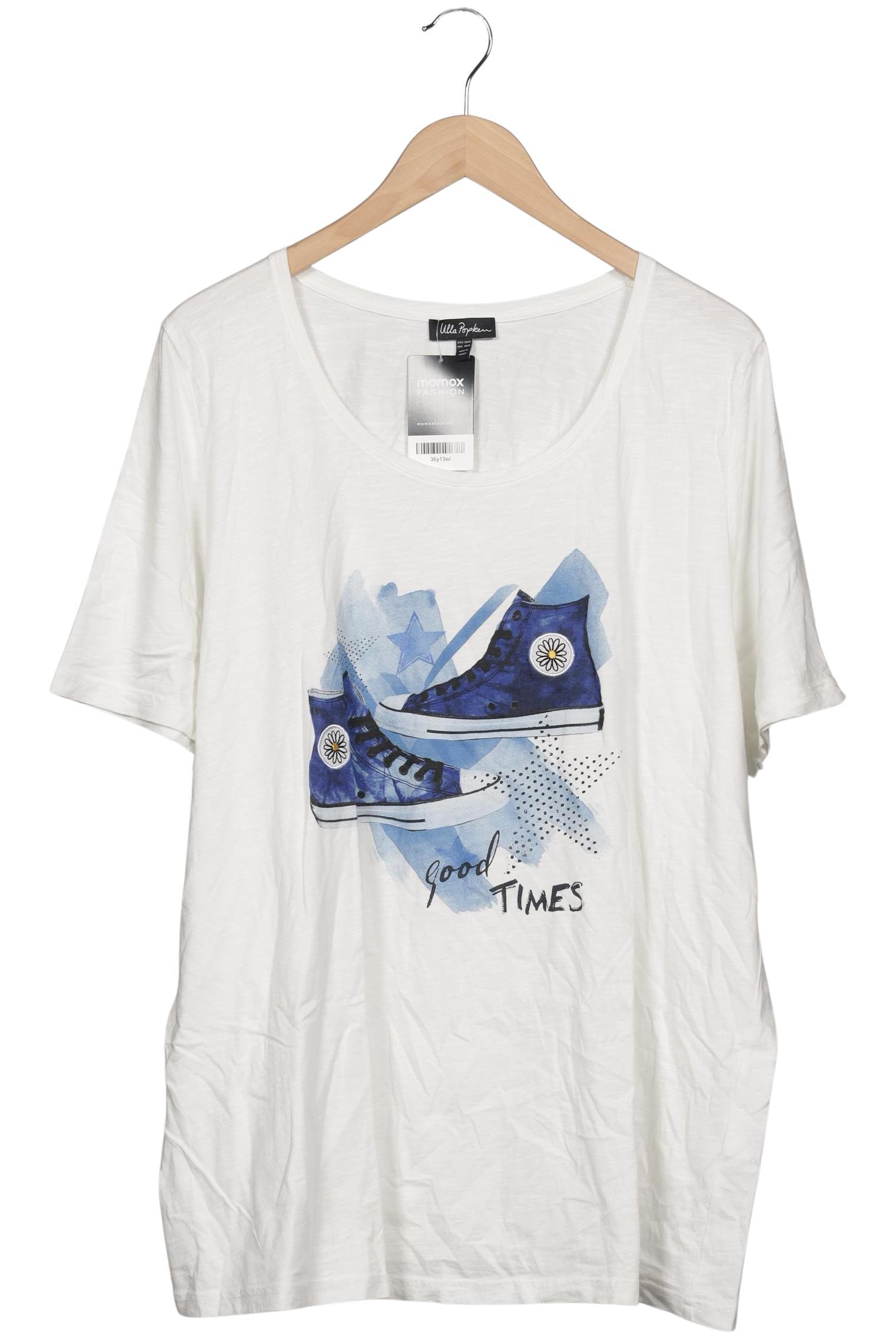 

Ulla Popken Damen T-Shirt, weiß, Gr. 50