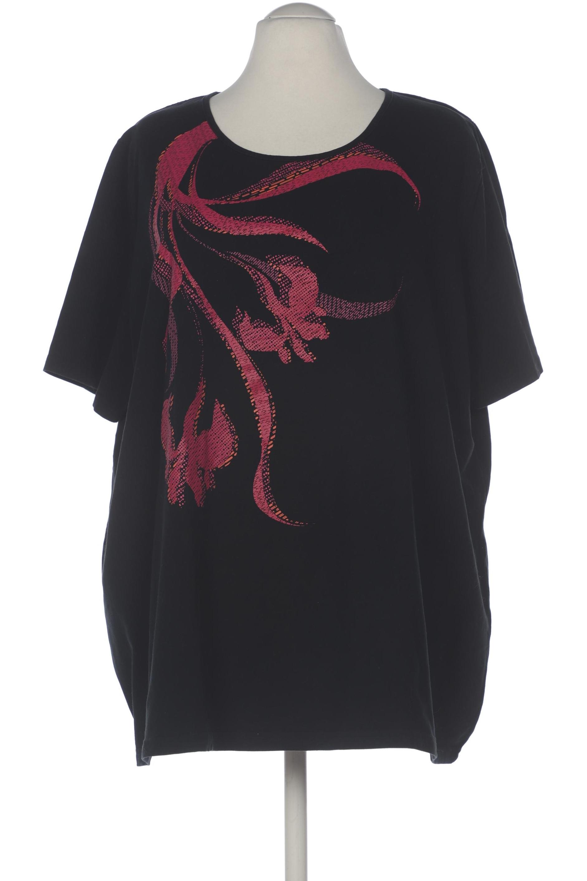 

Ulla Popken Damen T-Shirt, schwarz, Gr. 54