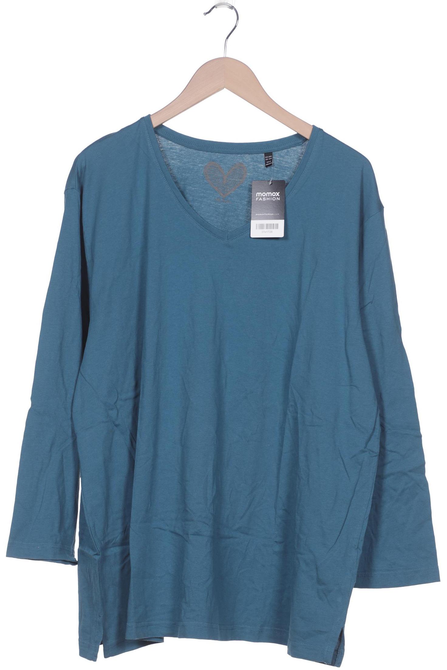 

Ulla Popken Damen Langarmshirt, türkis