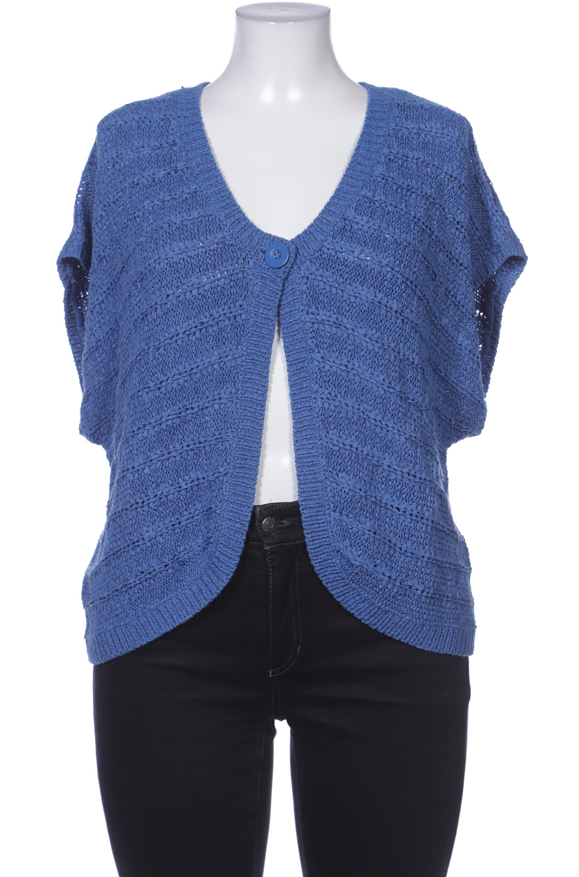 

Ulla Popken Damen Strickjacke, blau, Gr. 46