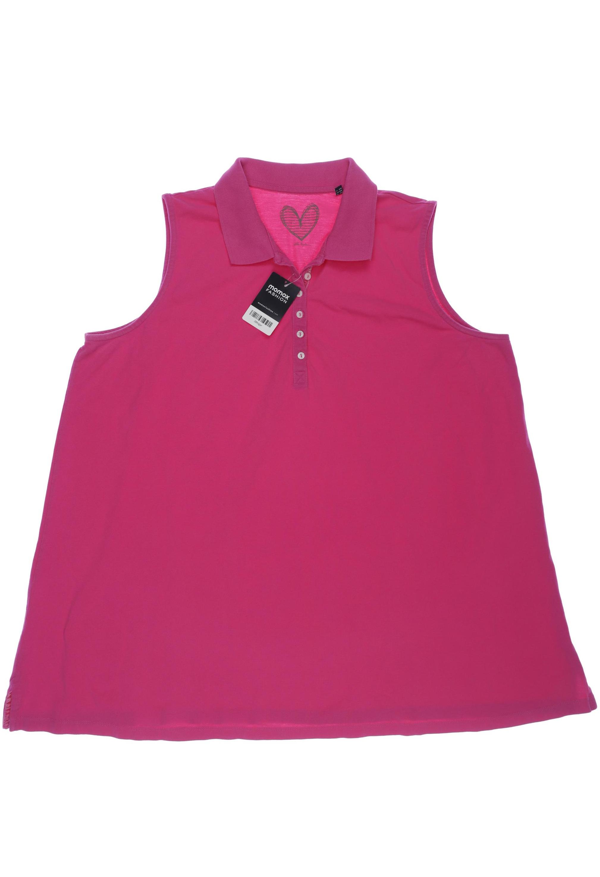 

Ulla Popken Damen Poloshirt, pink, Gr. 54
