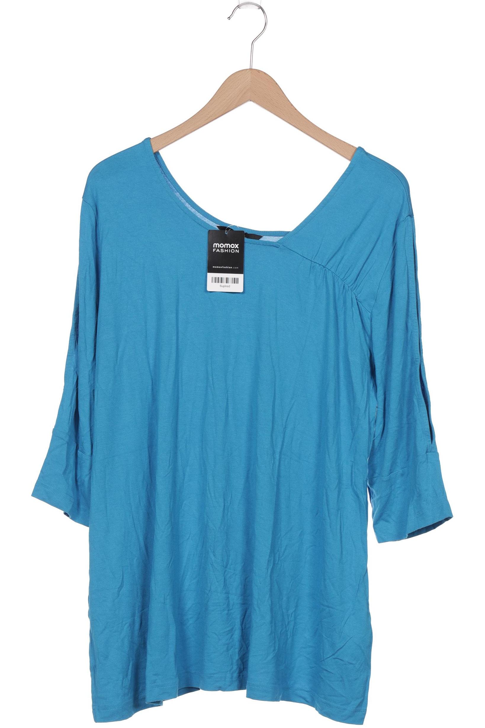 

Ulla Popken Damen Langarmshirt, blau