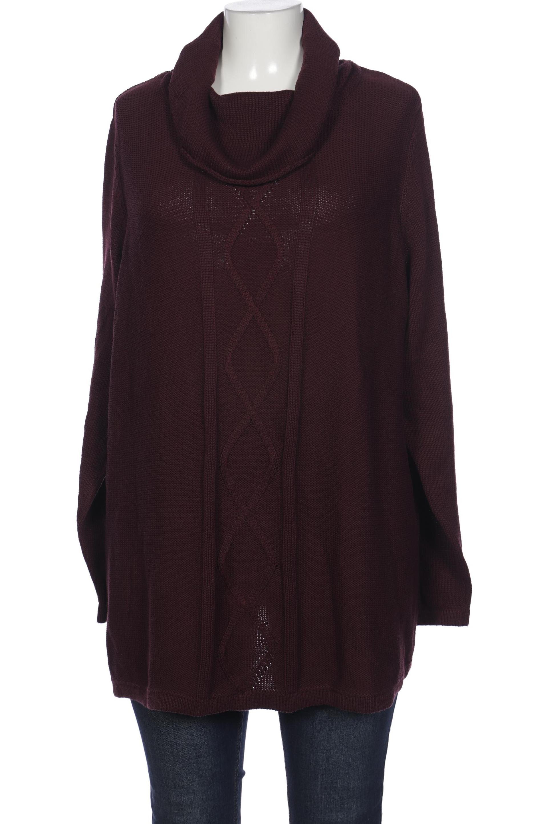 

Ulla Popken Damen Pullover, bordeaux, Gr. 46