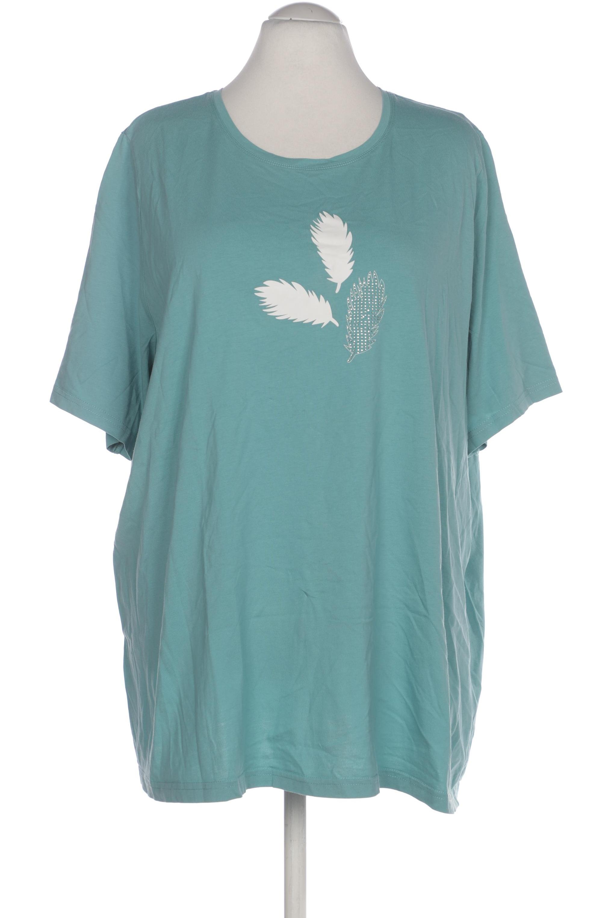 

Ulla Popken Damen T-Shirt, türkis, Gr. 54