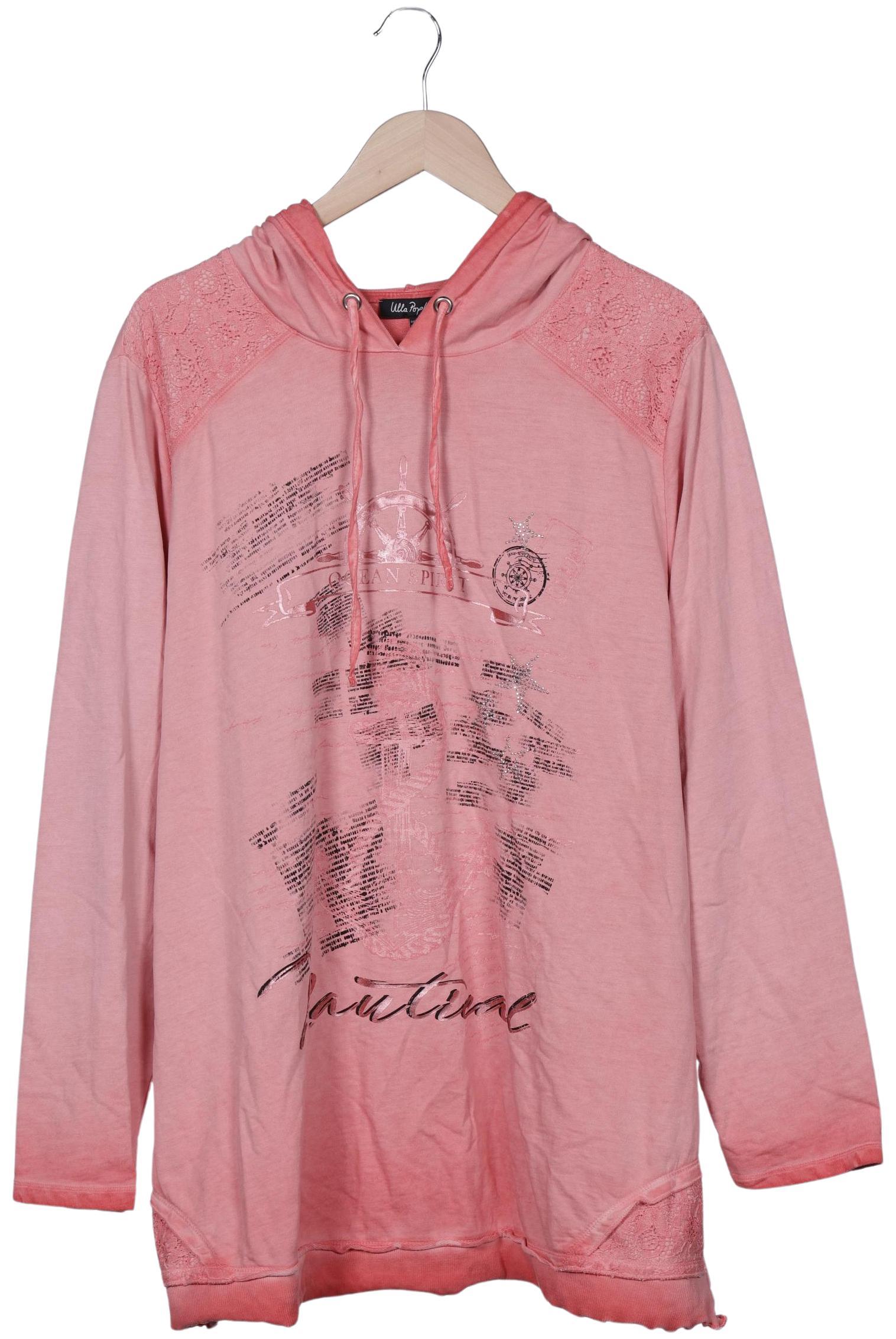 

Ulla Popken Damen Kapuzenpullover, pink, Gr. 50