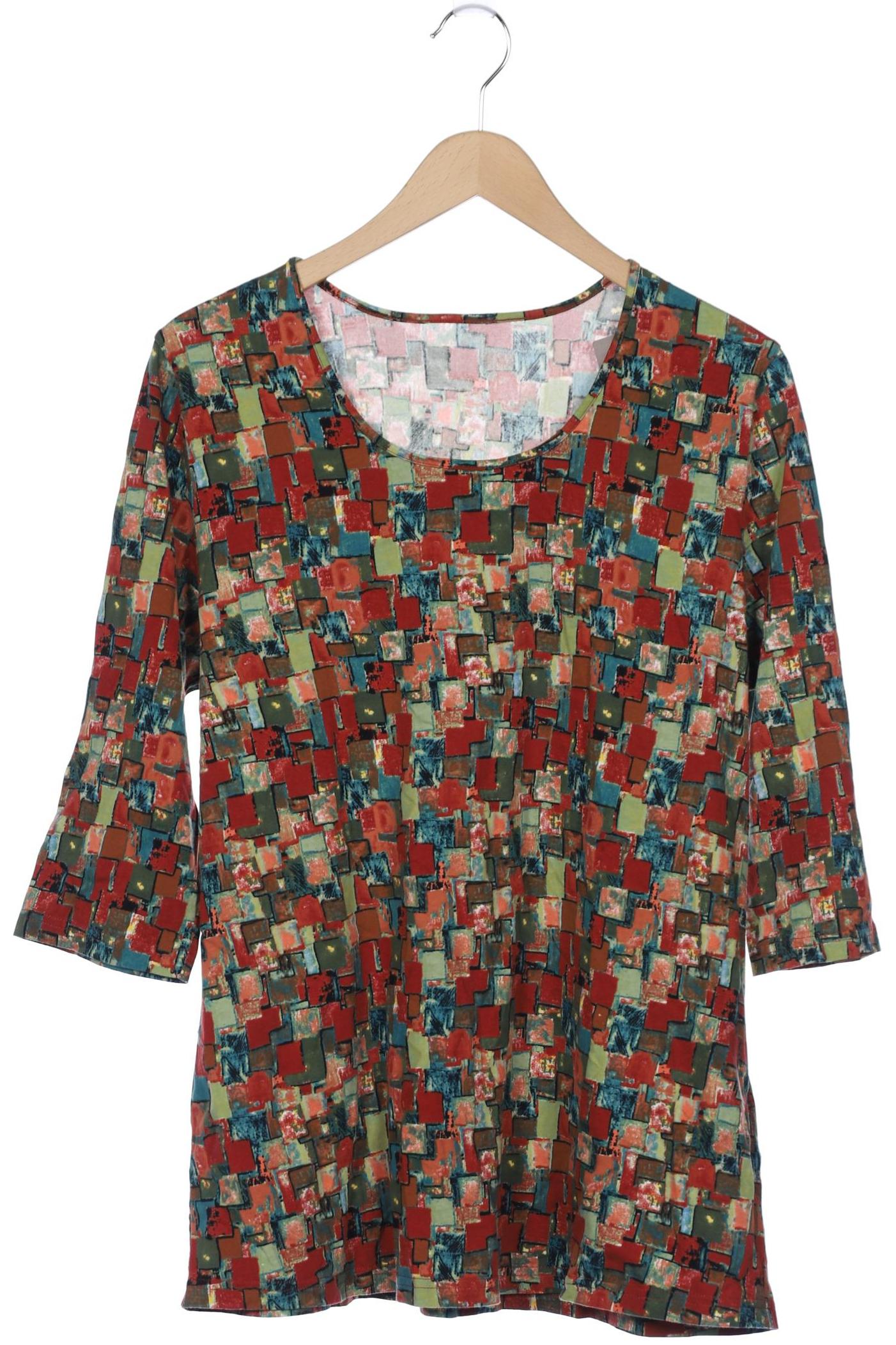 

Ulla Popken Damen Langarmshirt, mehrfarbig, Gr. 44