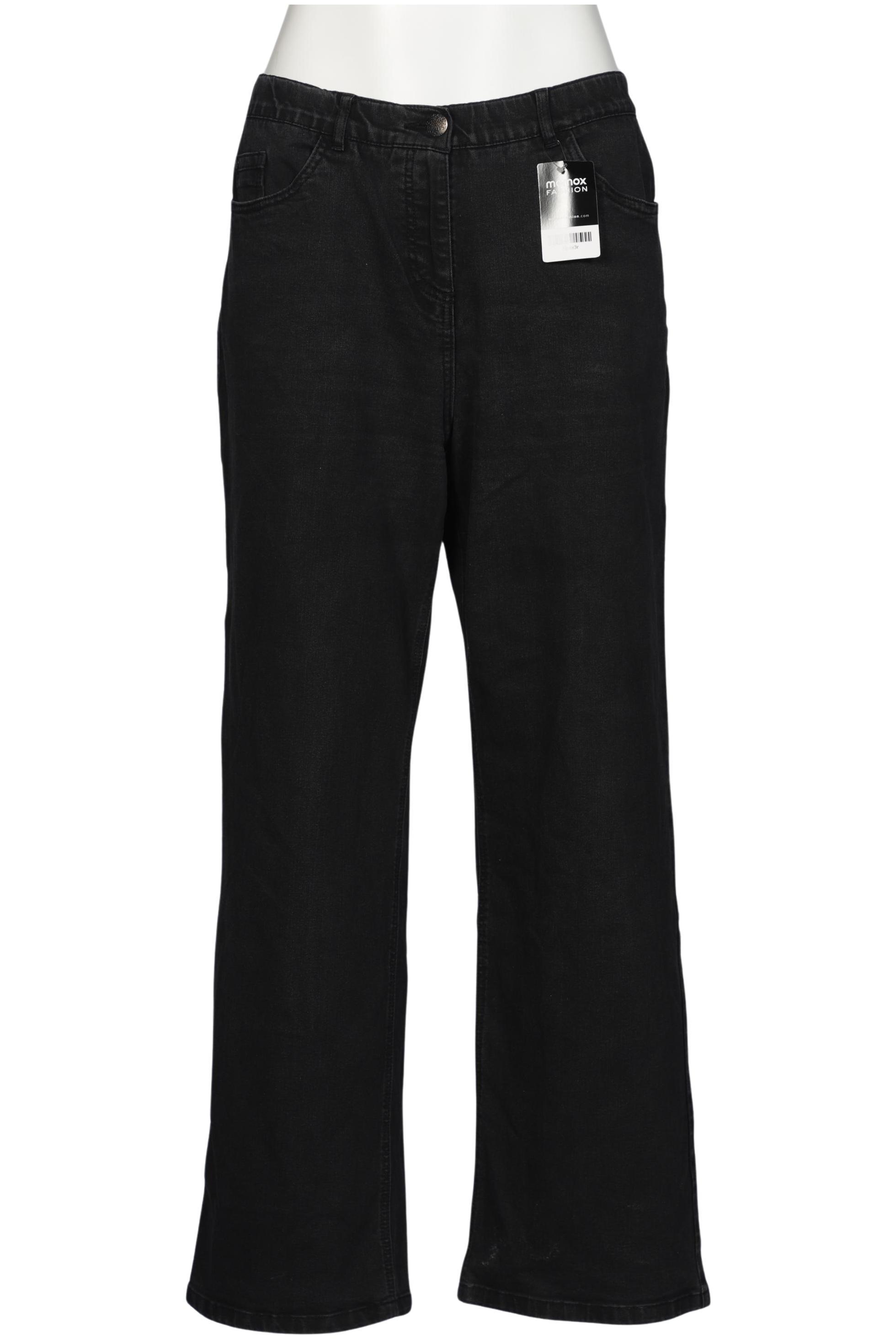 

Ulla Popken Damen Jeans, schwarz, Gr. 46