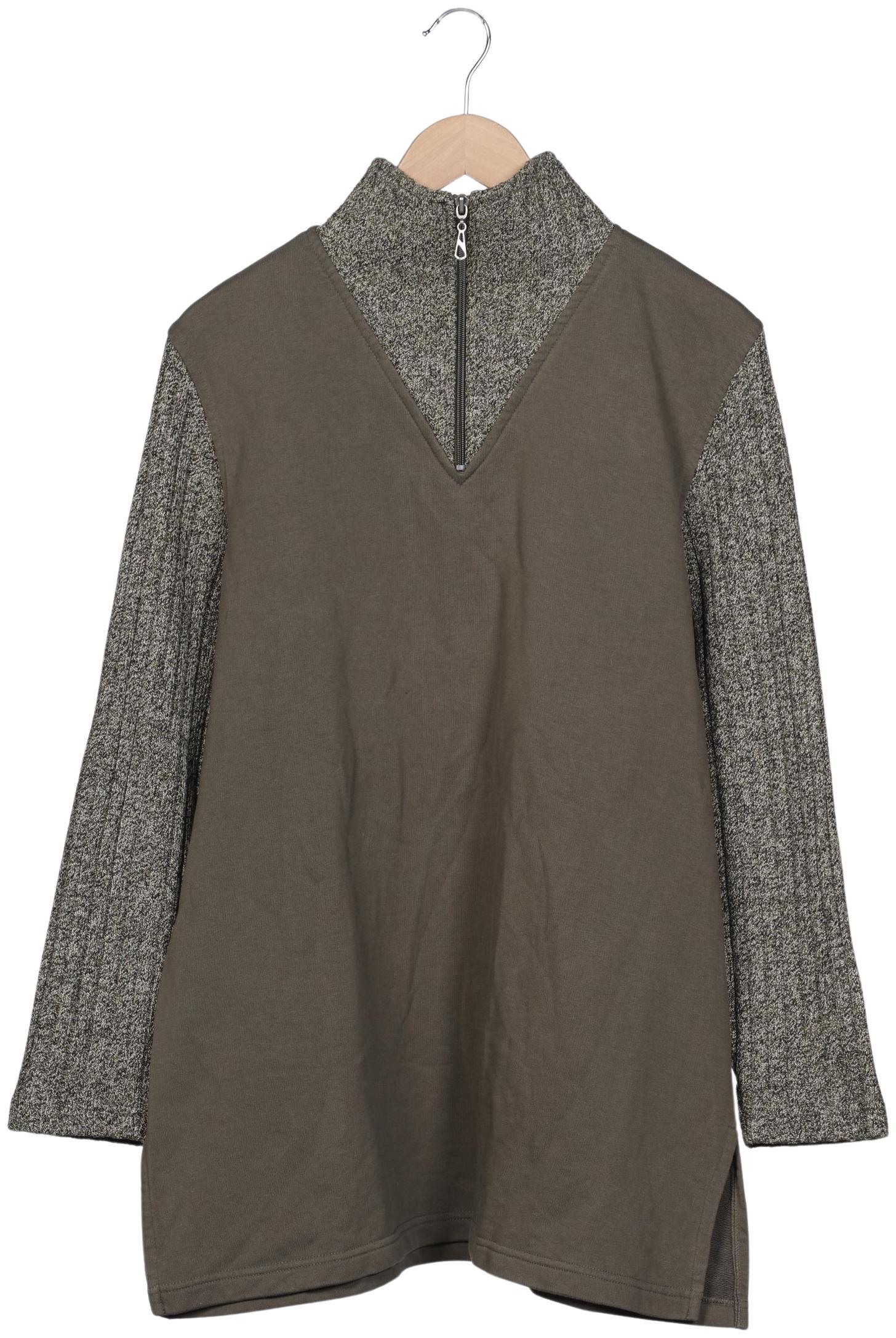 

Ulla Popken Damen Sweatshirt, grün, Gr. 46