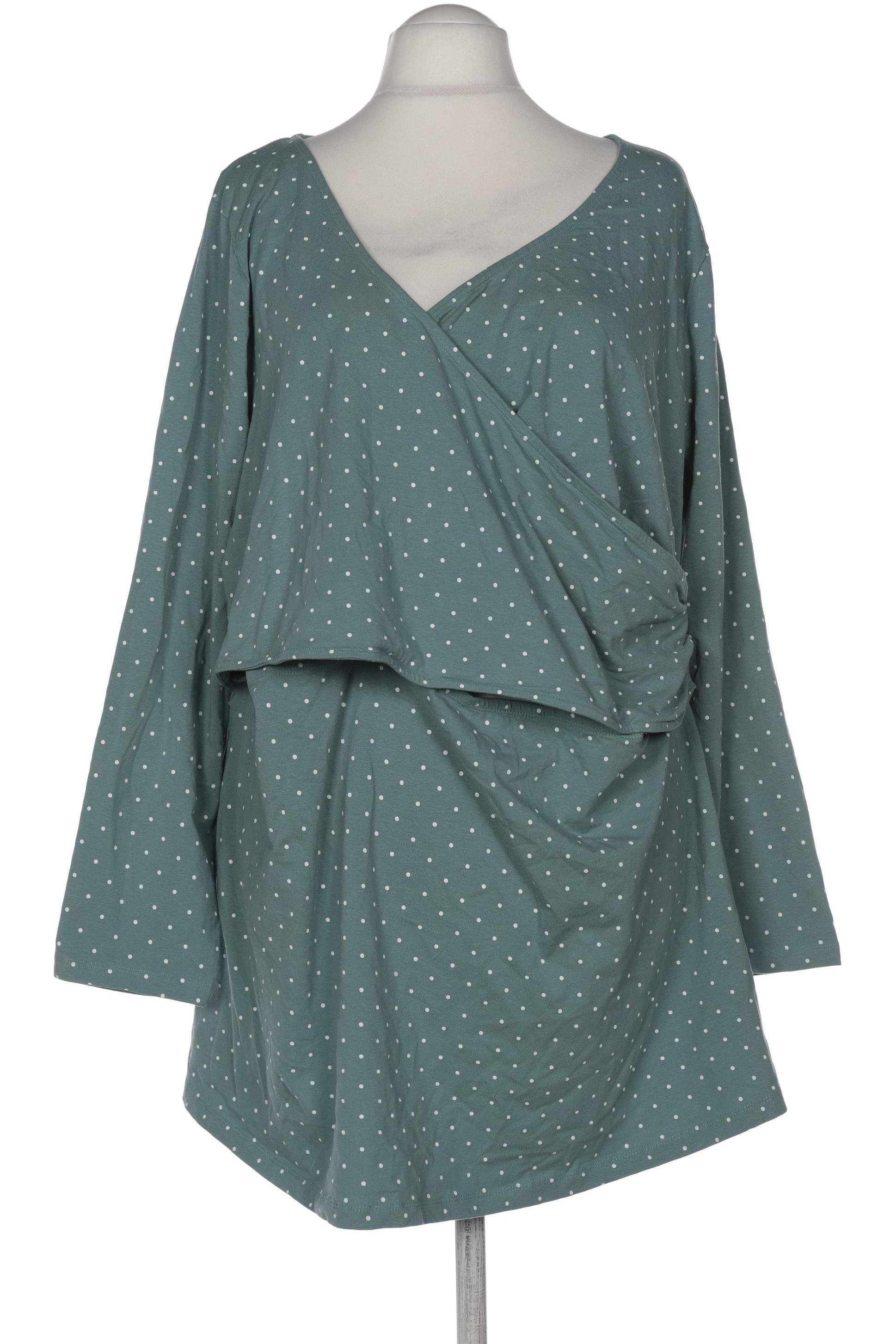 

Ulla Popken Damen Langarmshirt, türkis, Gr. 54