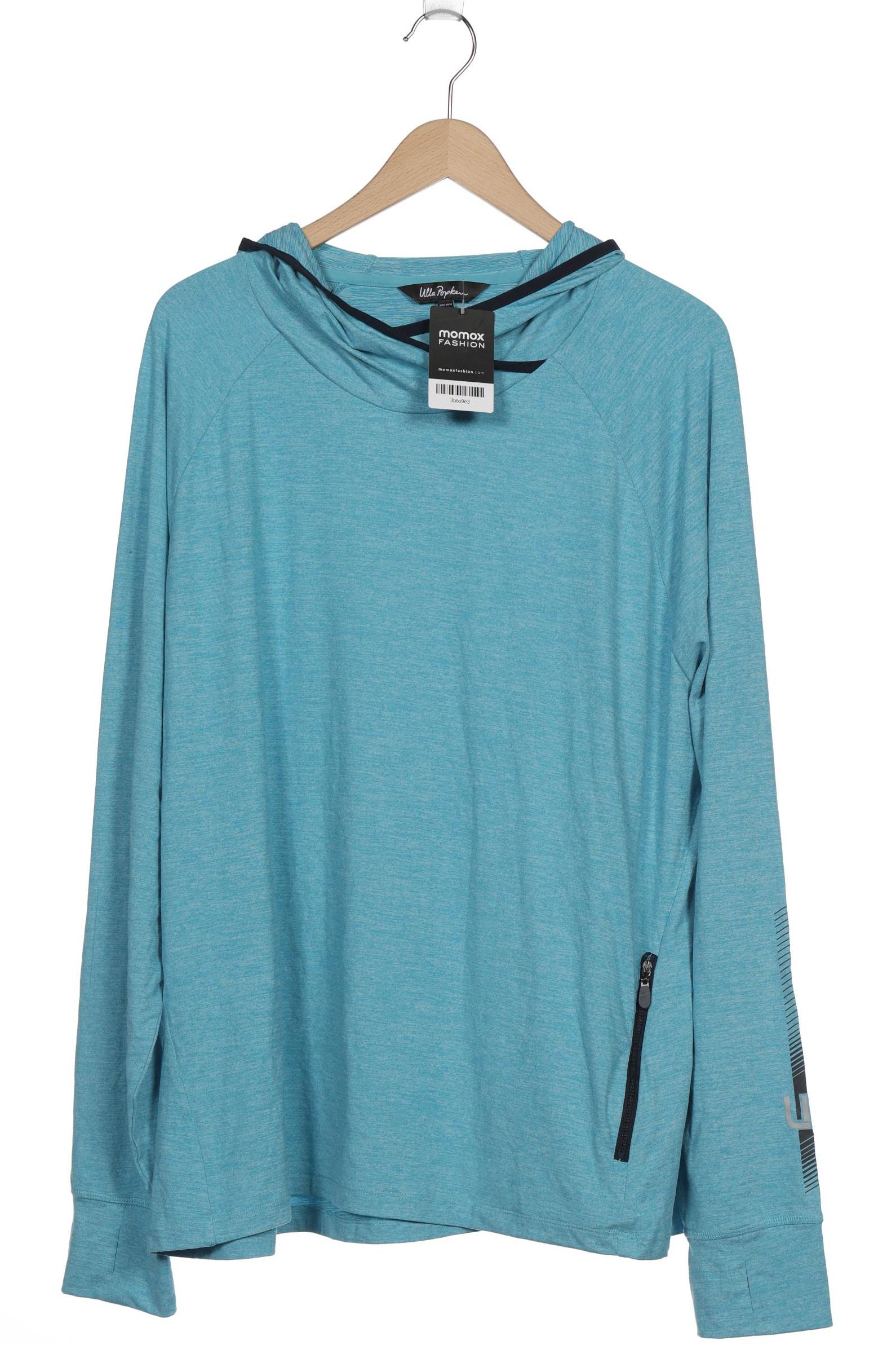

Ulla Popken Damen Kapuzenpullover, blau, Gr. 50