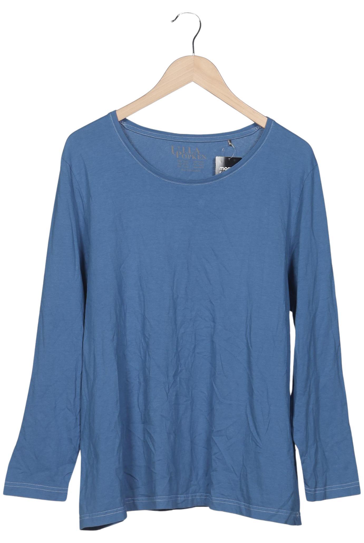 

Ulla Popken Damen Langarmshirt, blau, Gr. 50