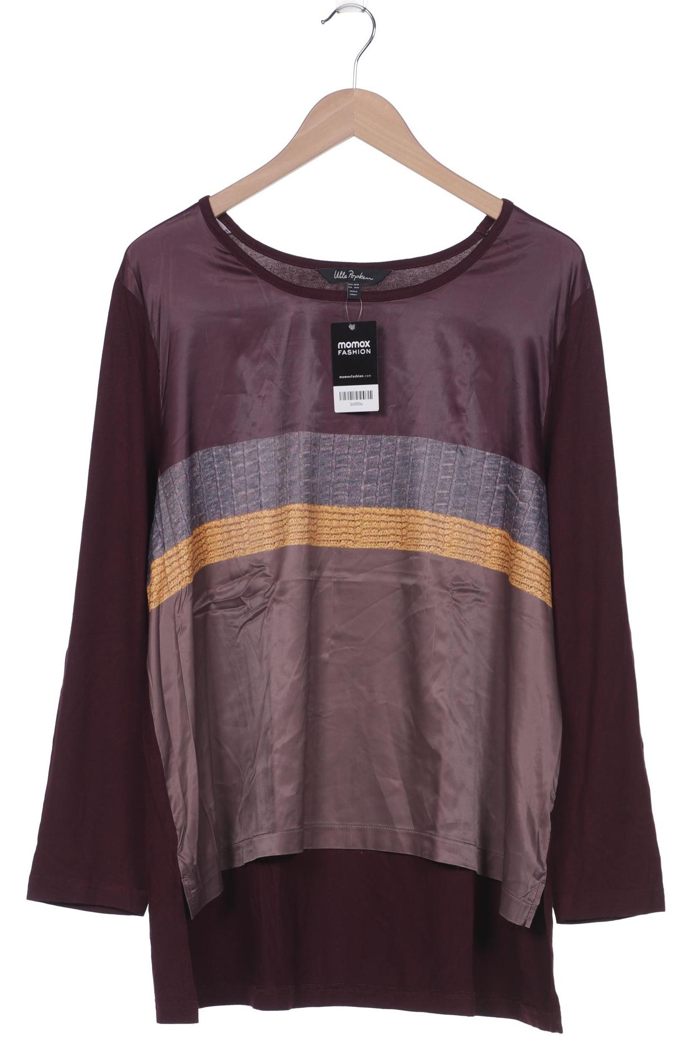 

Ulla Popken Damen Langarmshirt, bordeaux