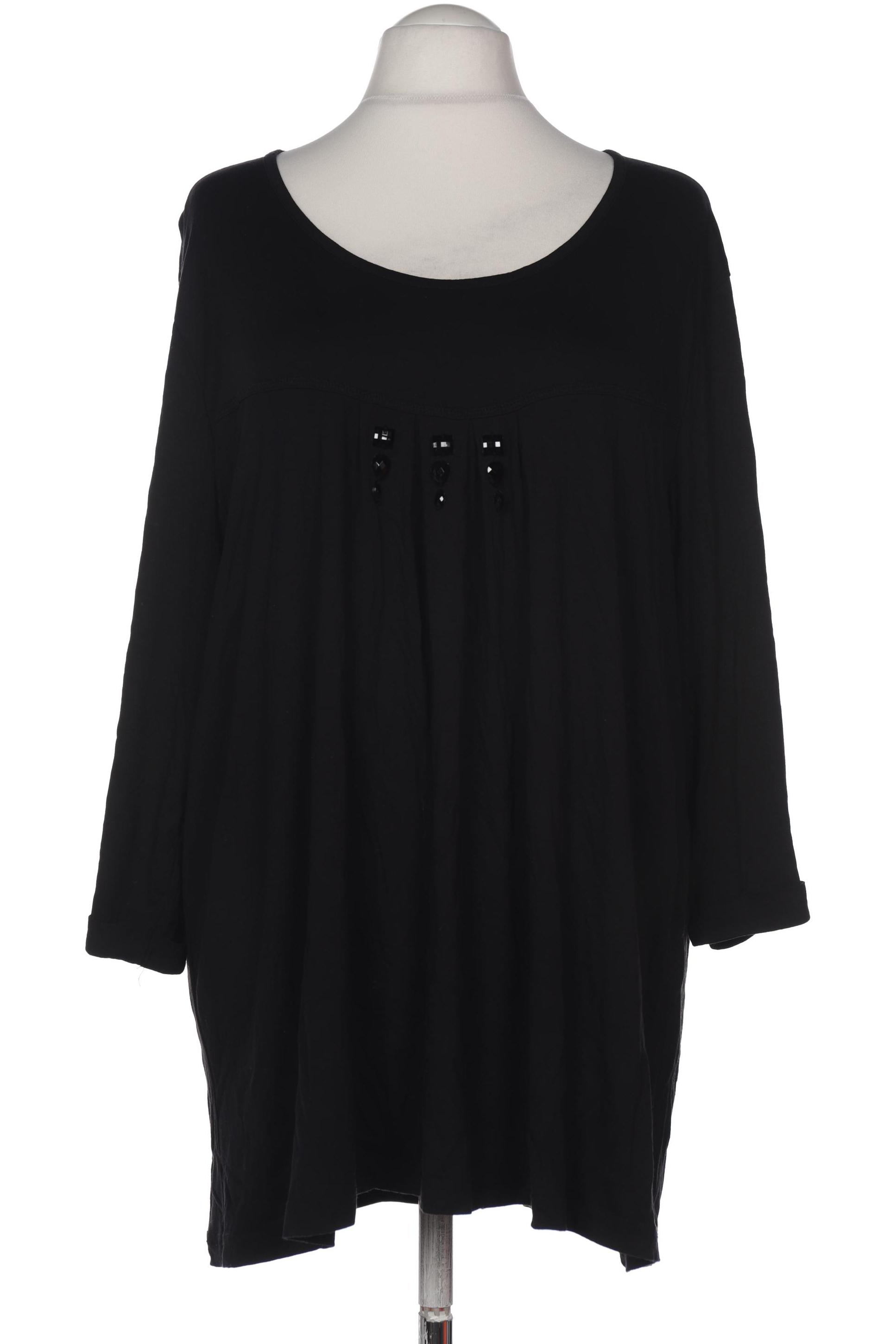 

Ulla Popken Damen Langarmshirt, schwarz, Gr. 52