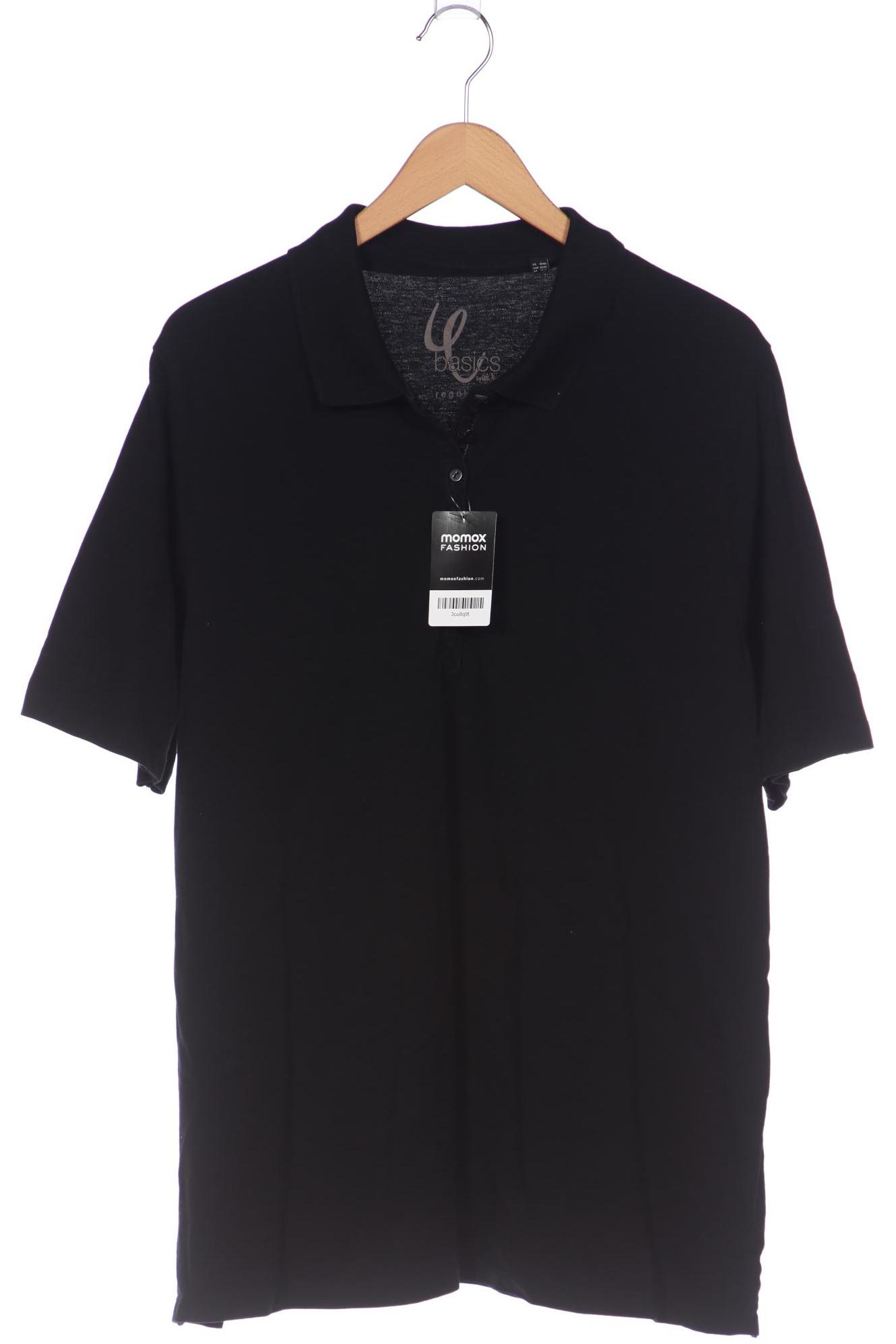 

Ulla Popken Damen Poloshirt, schwarz, Gr. 46