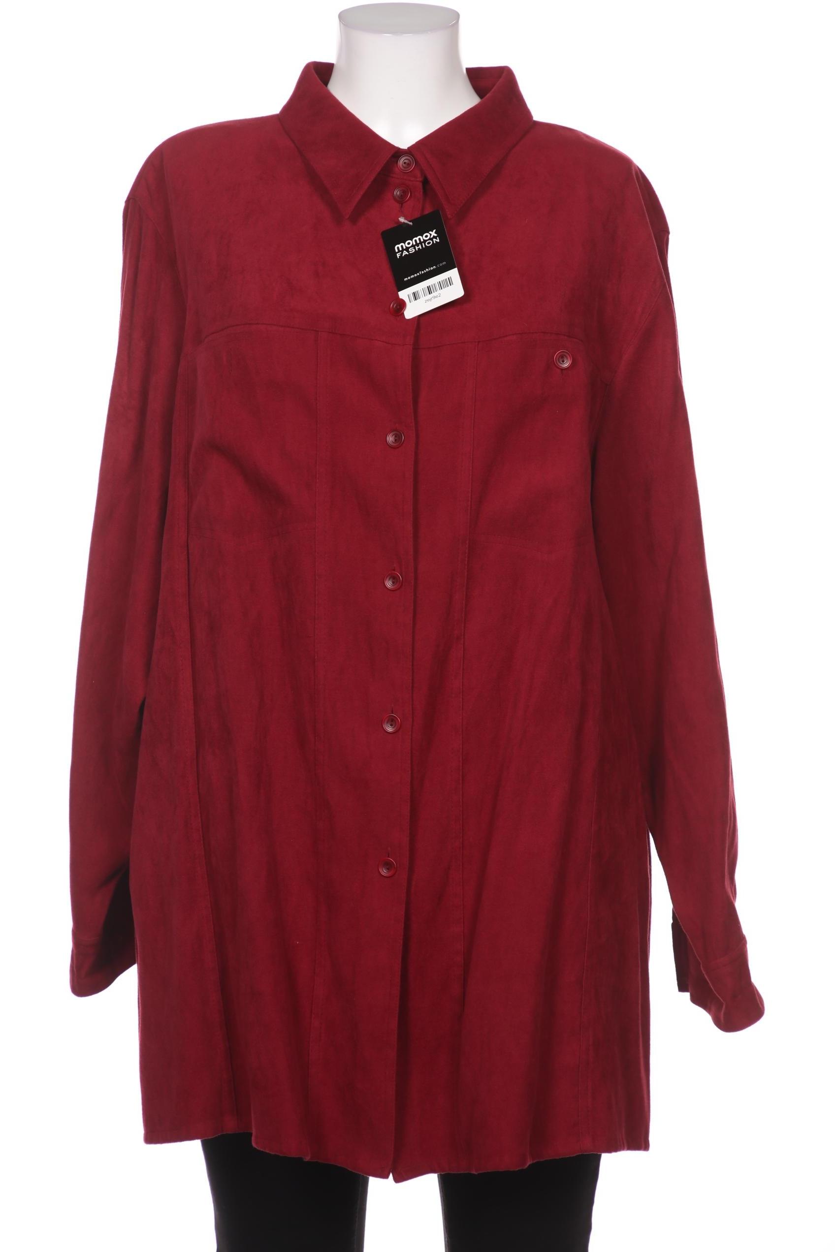 

Ulla Popken Damen Bluse, bordeaux, Gr. 50