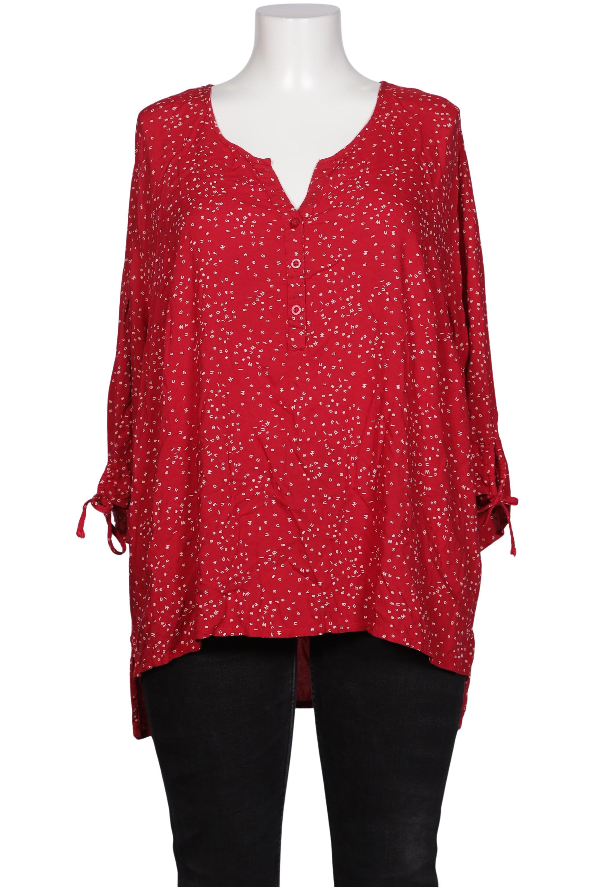 

Ulla Popken Damen Bluse, rot, Gr. 50