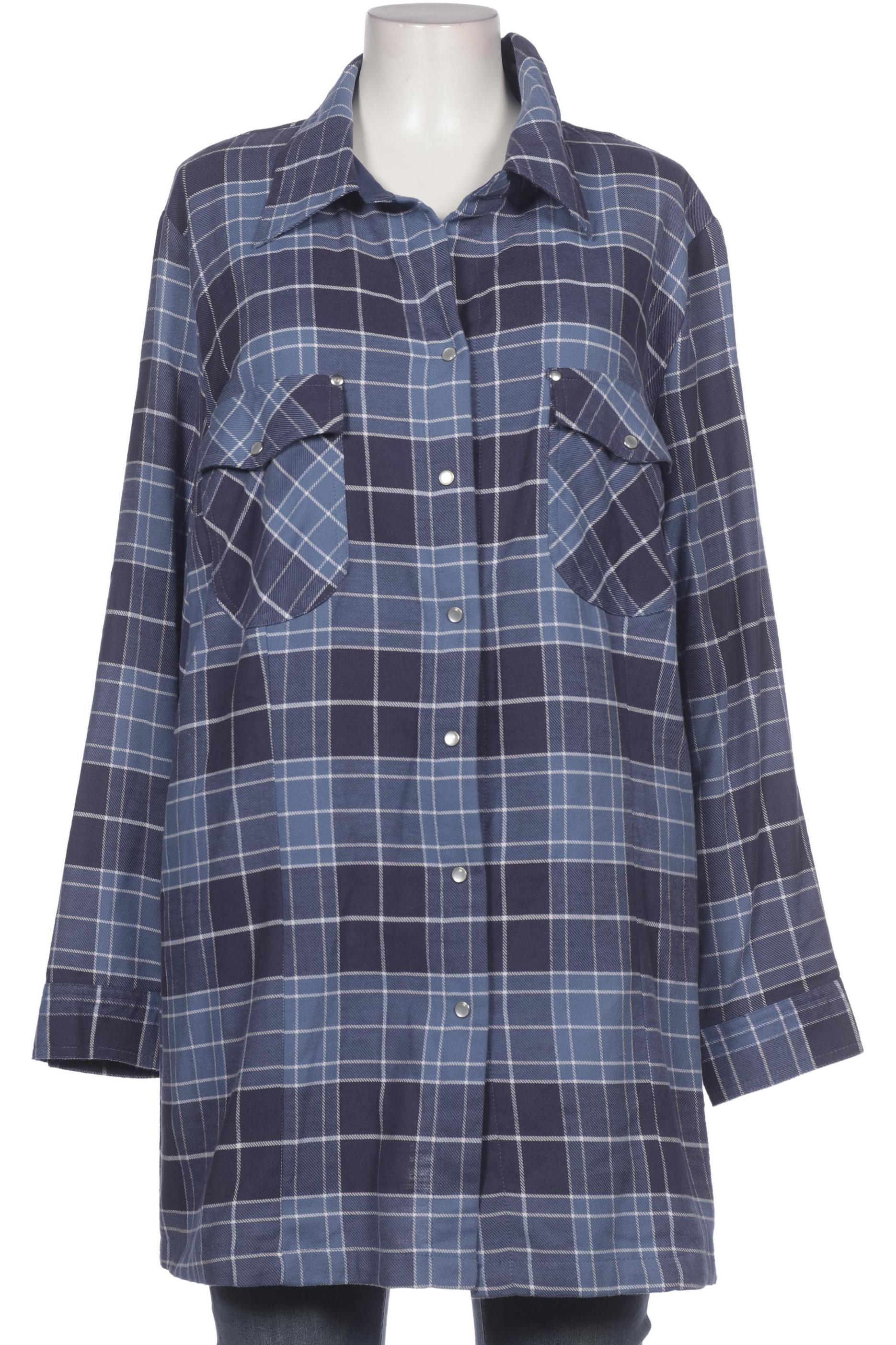 

Ulla Popken Damen Bluse, blau, Gr. 50