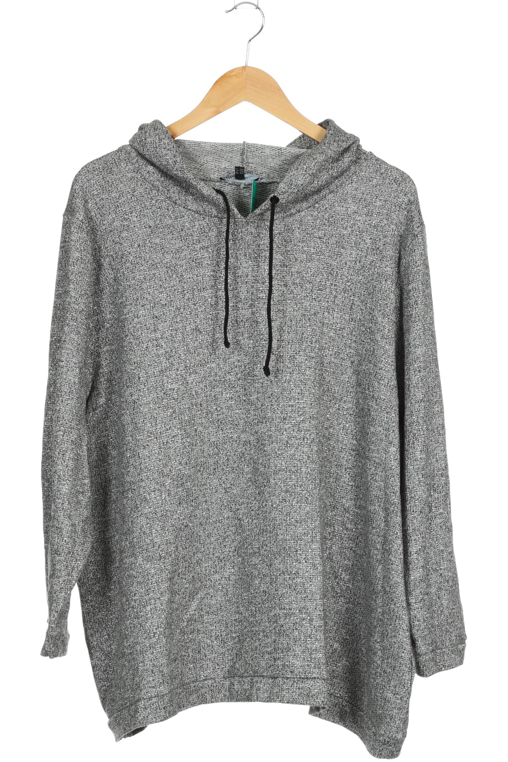 

Ulla Popken Damen Kapuzenpullover, grau, Gr. 54