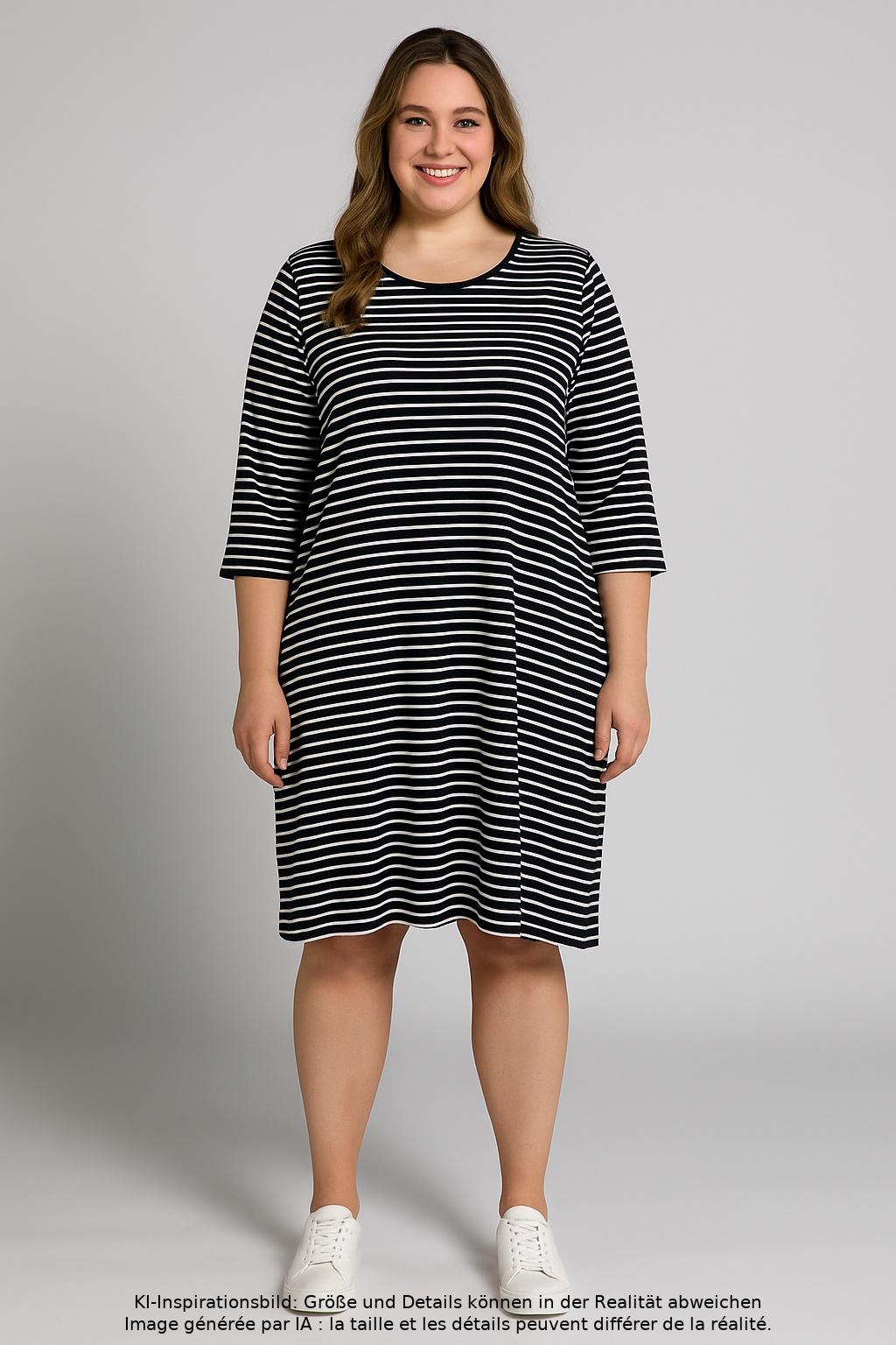 

Ulla Popken Damen Kleid, mehrfarbig, Gr. 46