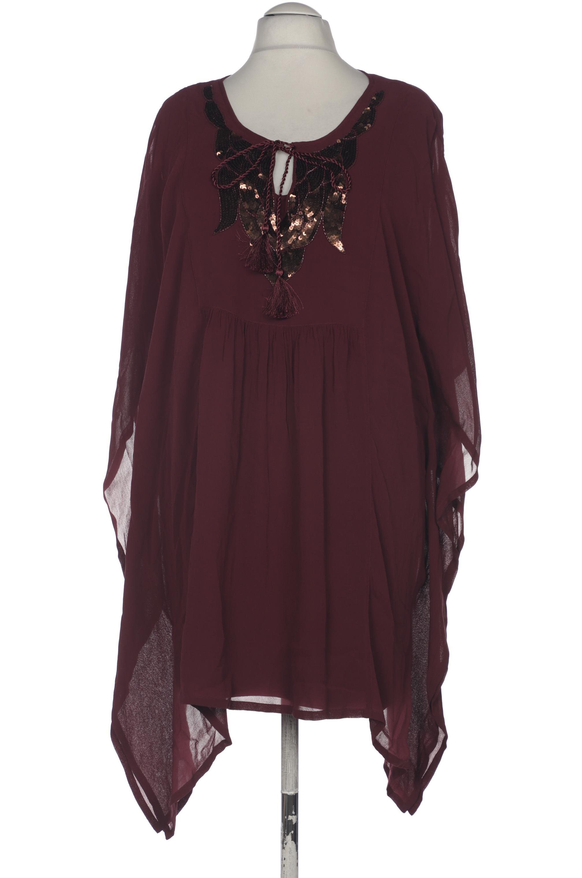 

Ulla Popken Damen Bluse, bordeaux, Gr. 54