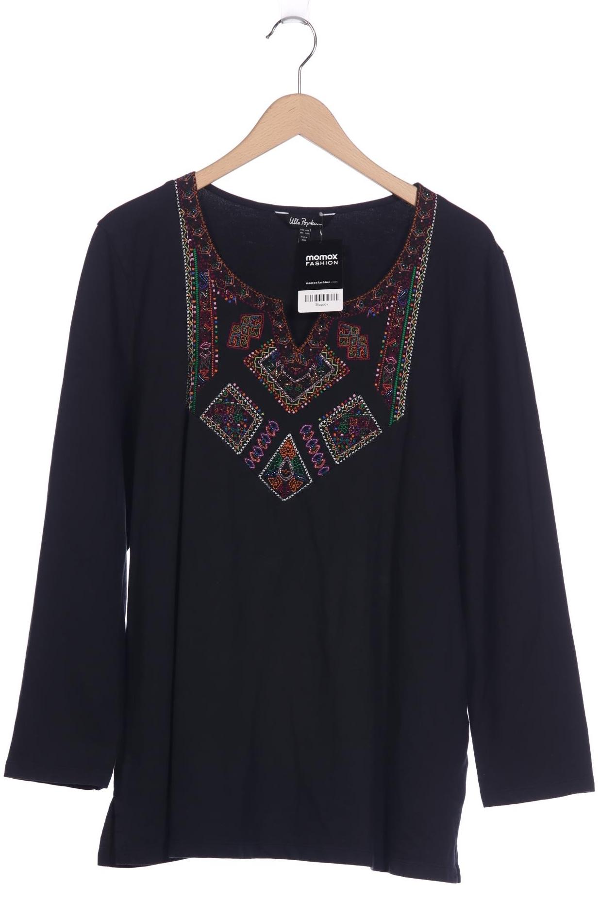 

Ulla Popken Damen Langarmshirt, schwarz, Gr. 46