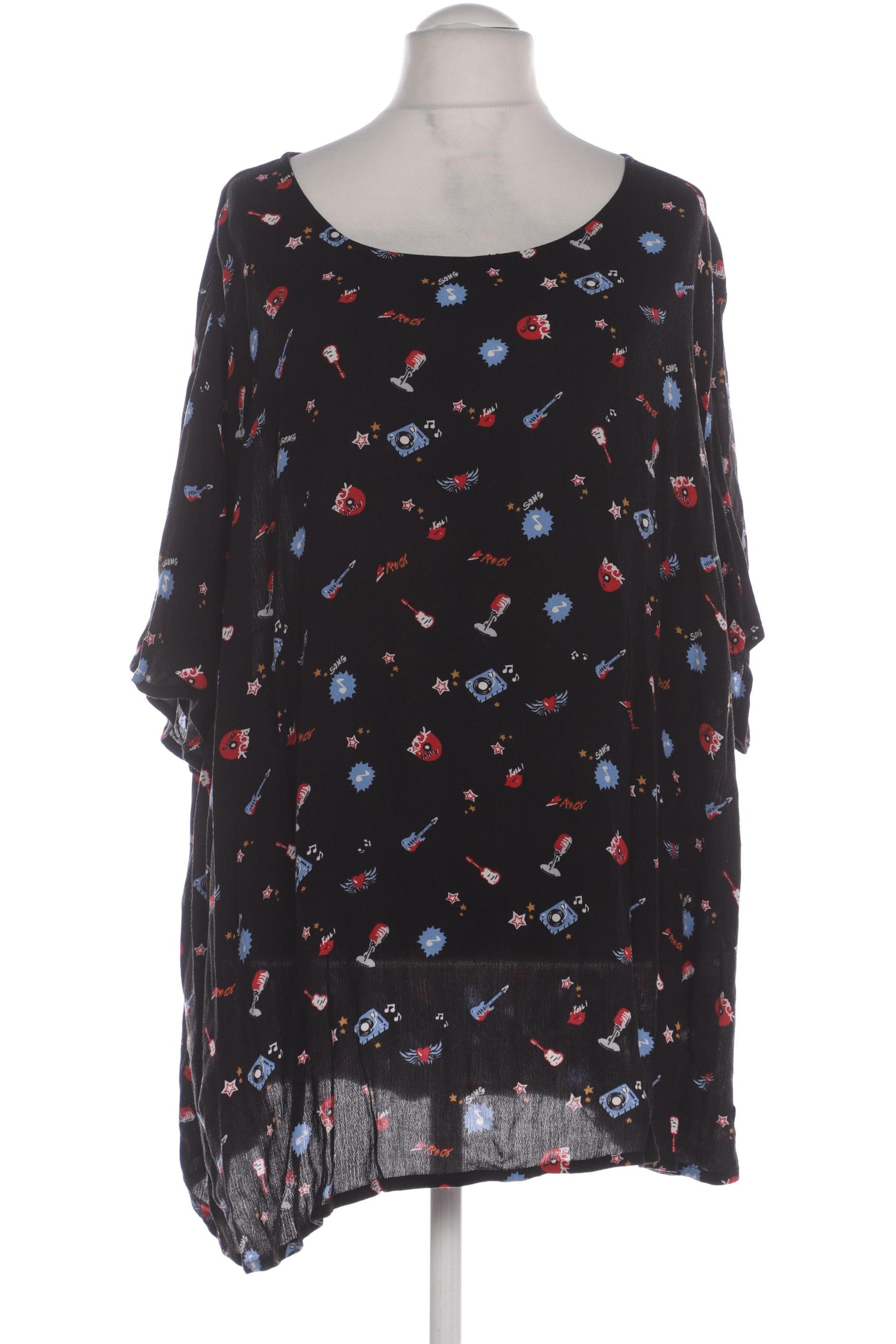 

Ulla Popken Damen Bluse, schwarz, Gr. 52