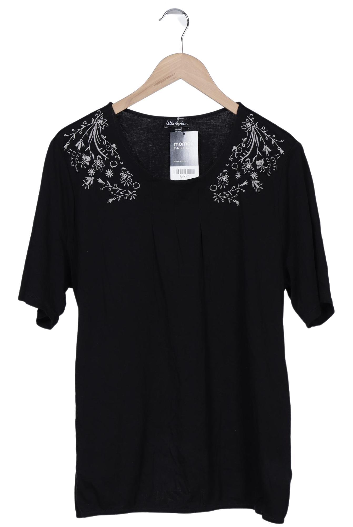 

Ulla Popken Damen Langarmshirt, schwarz, Gr. 46