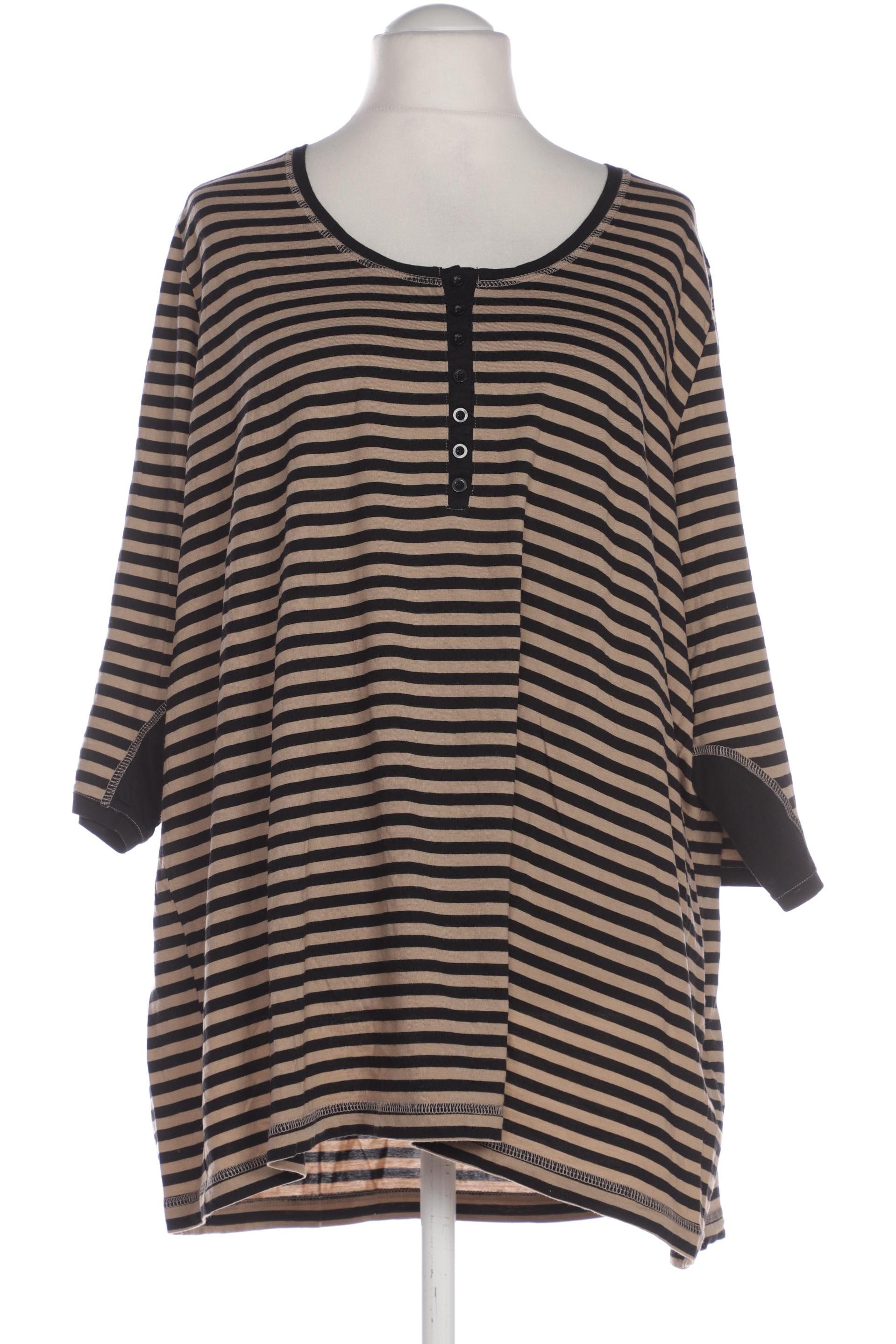

Ulla Popken Damen Langarmshirt, beige, Gr. 58