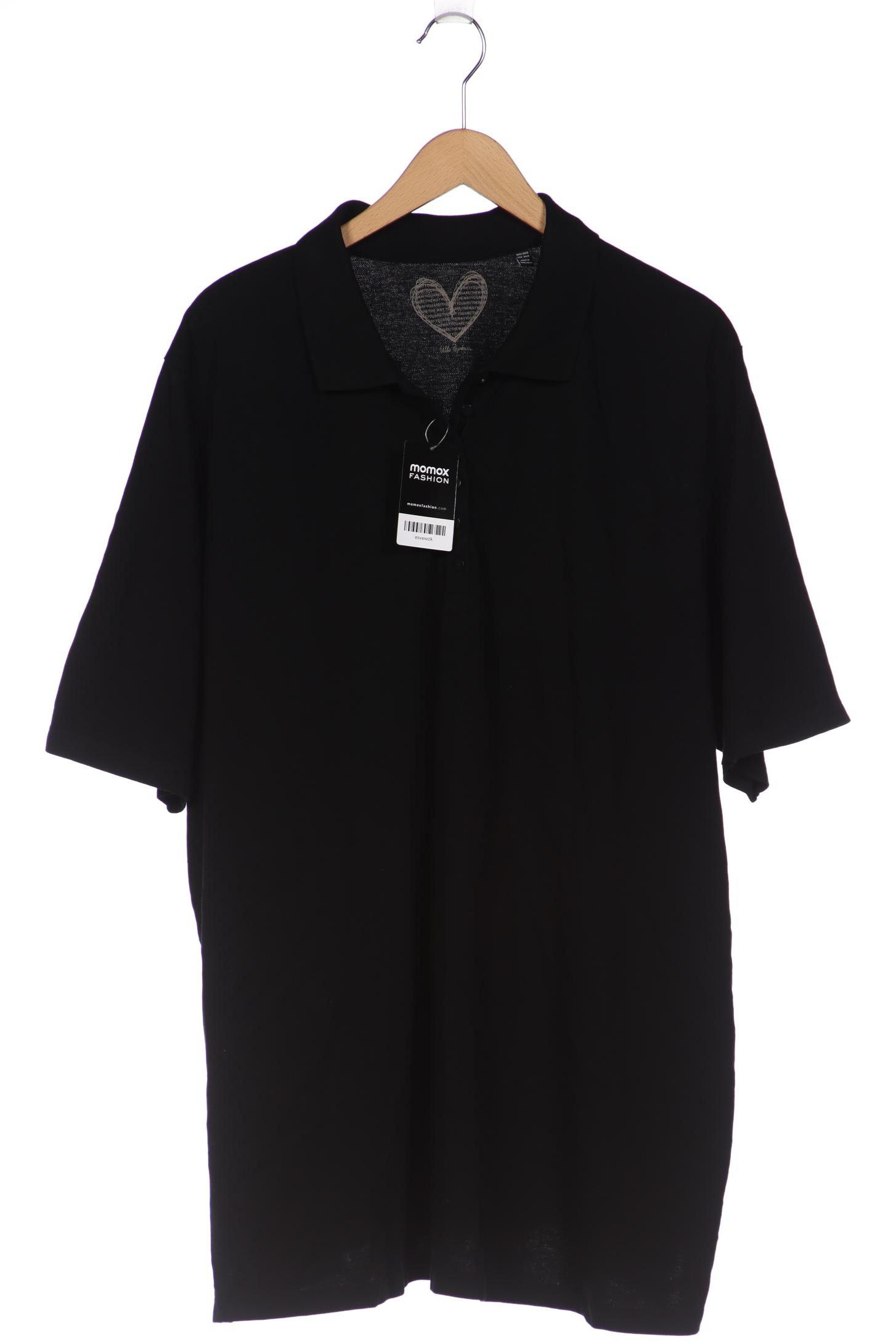 

Ulla Popken Damen Poloshirt, schwarz