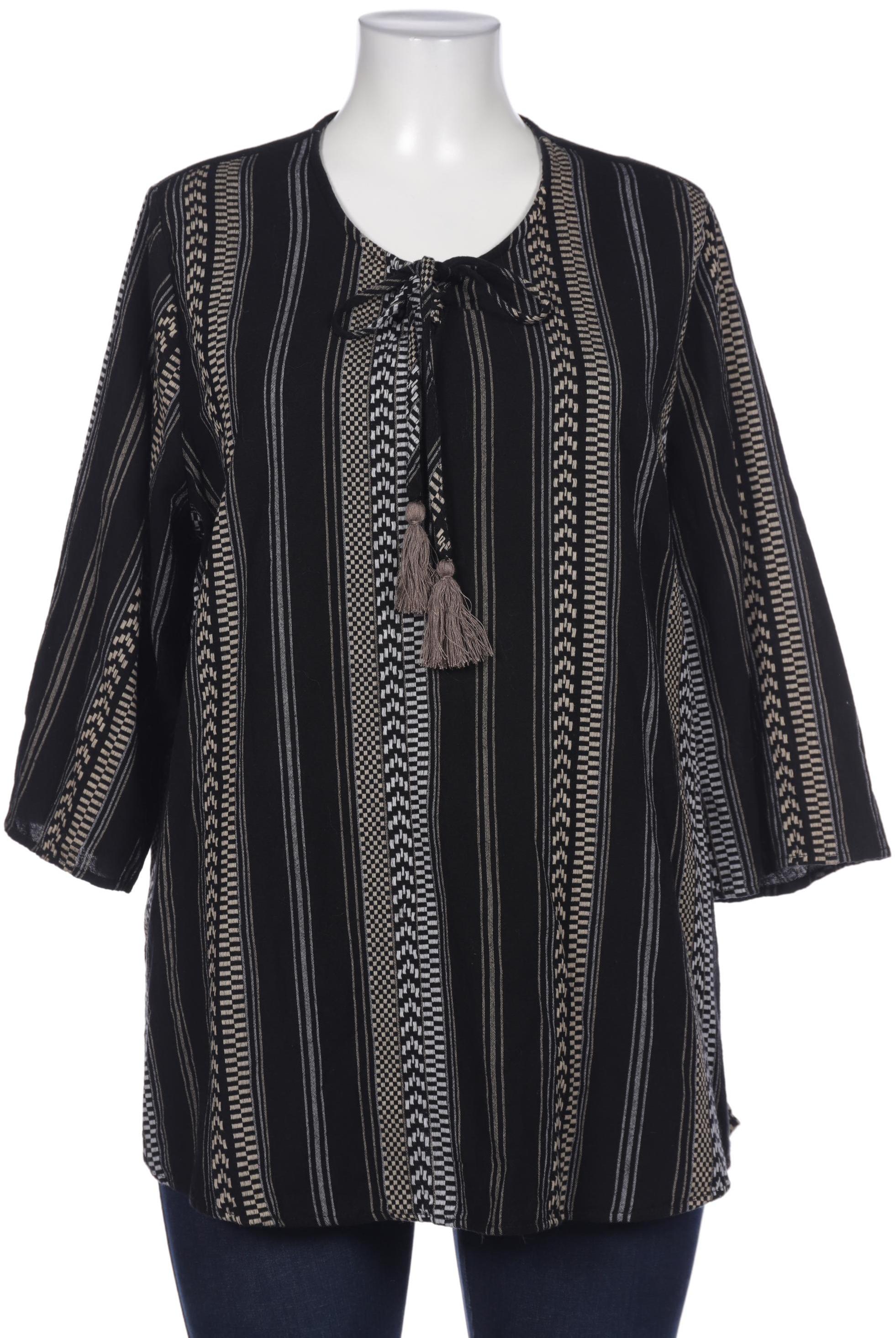 

Ulla Popken Damen Bluse, schwarz, Gr. 52