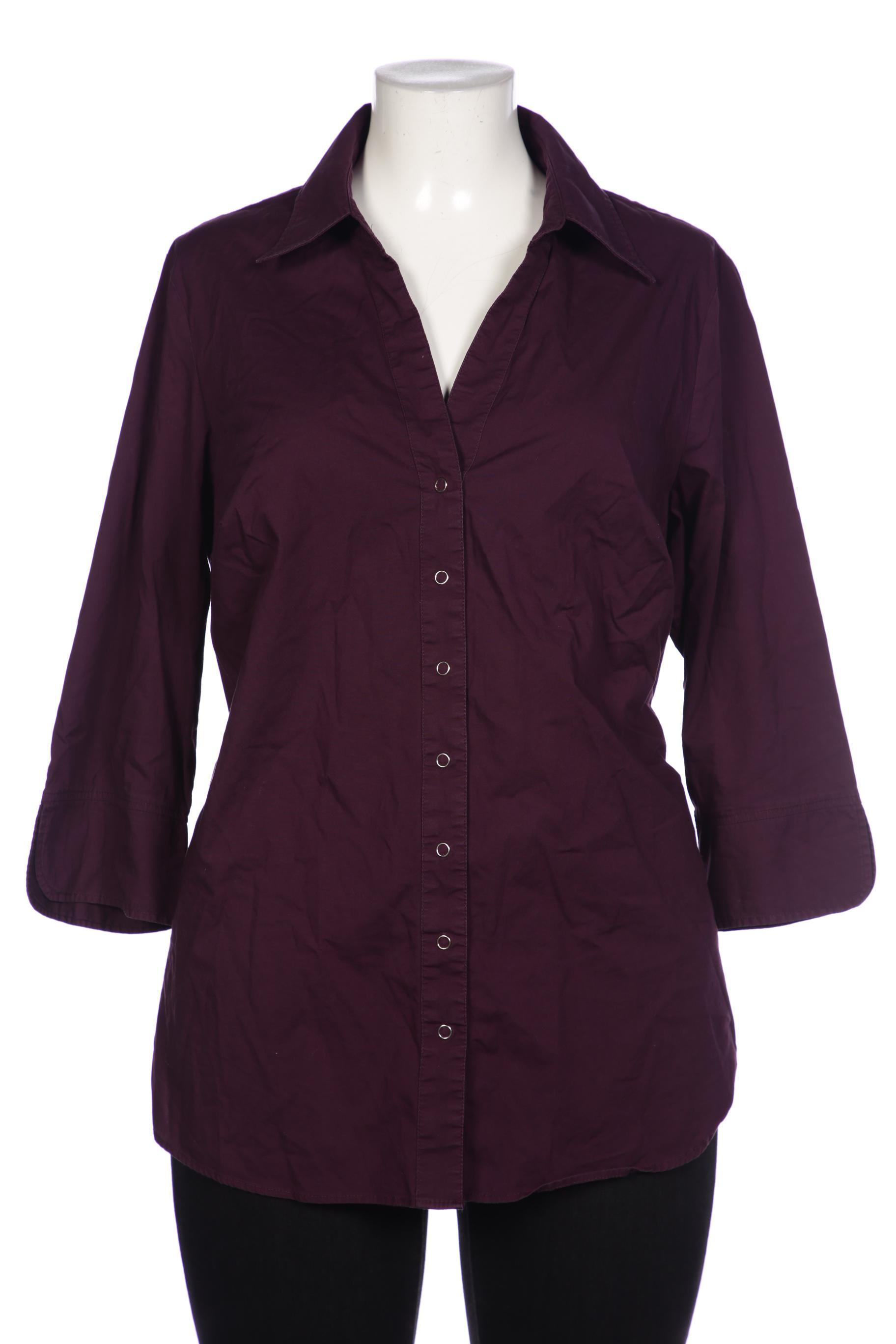 

Ulla Popken Damen Bluse, bordeaux, Gr. 46