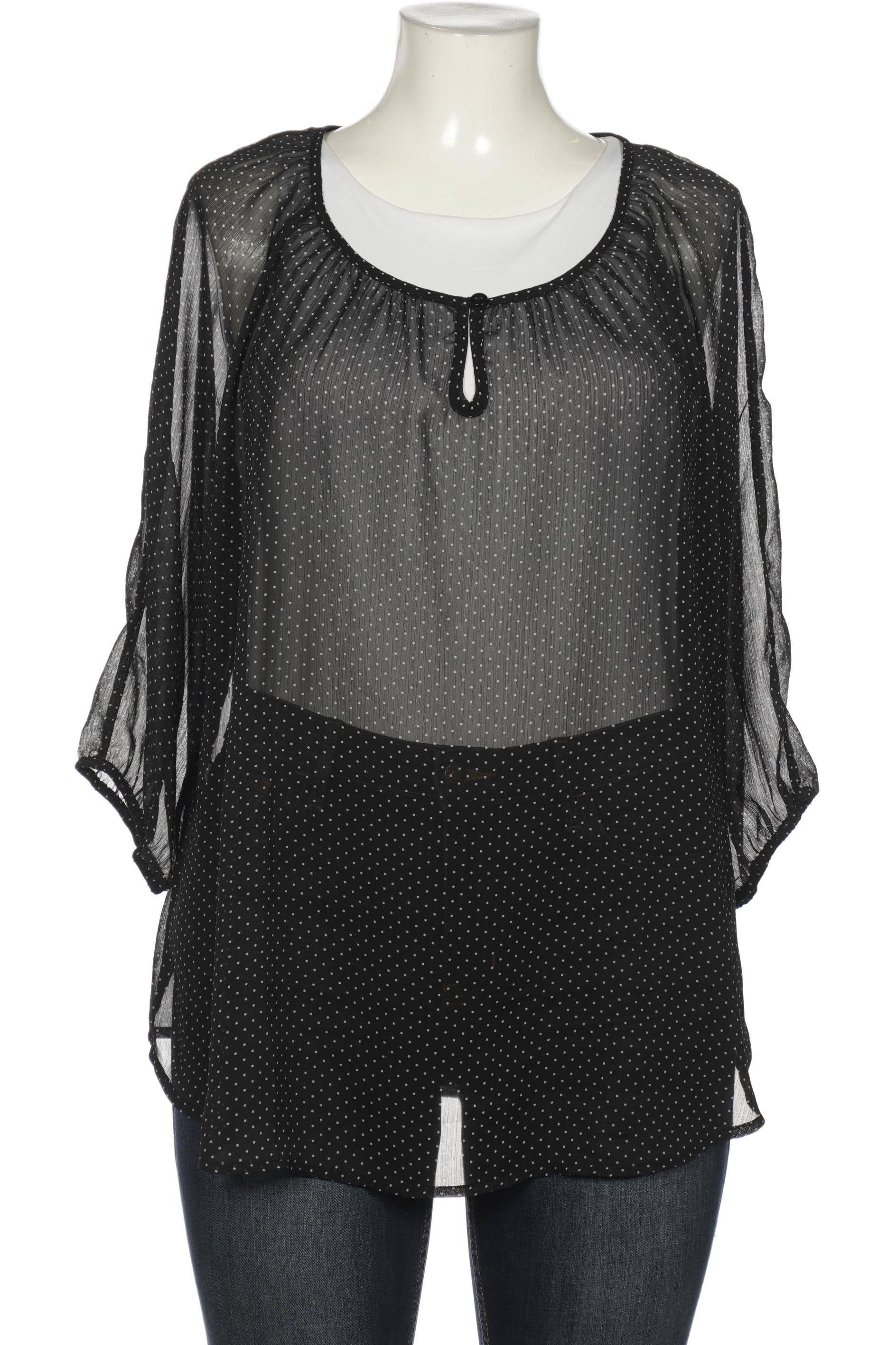 

Ulla Popken Damen Bluse, schwarz, Gr. 46