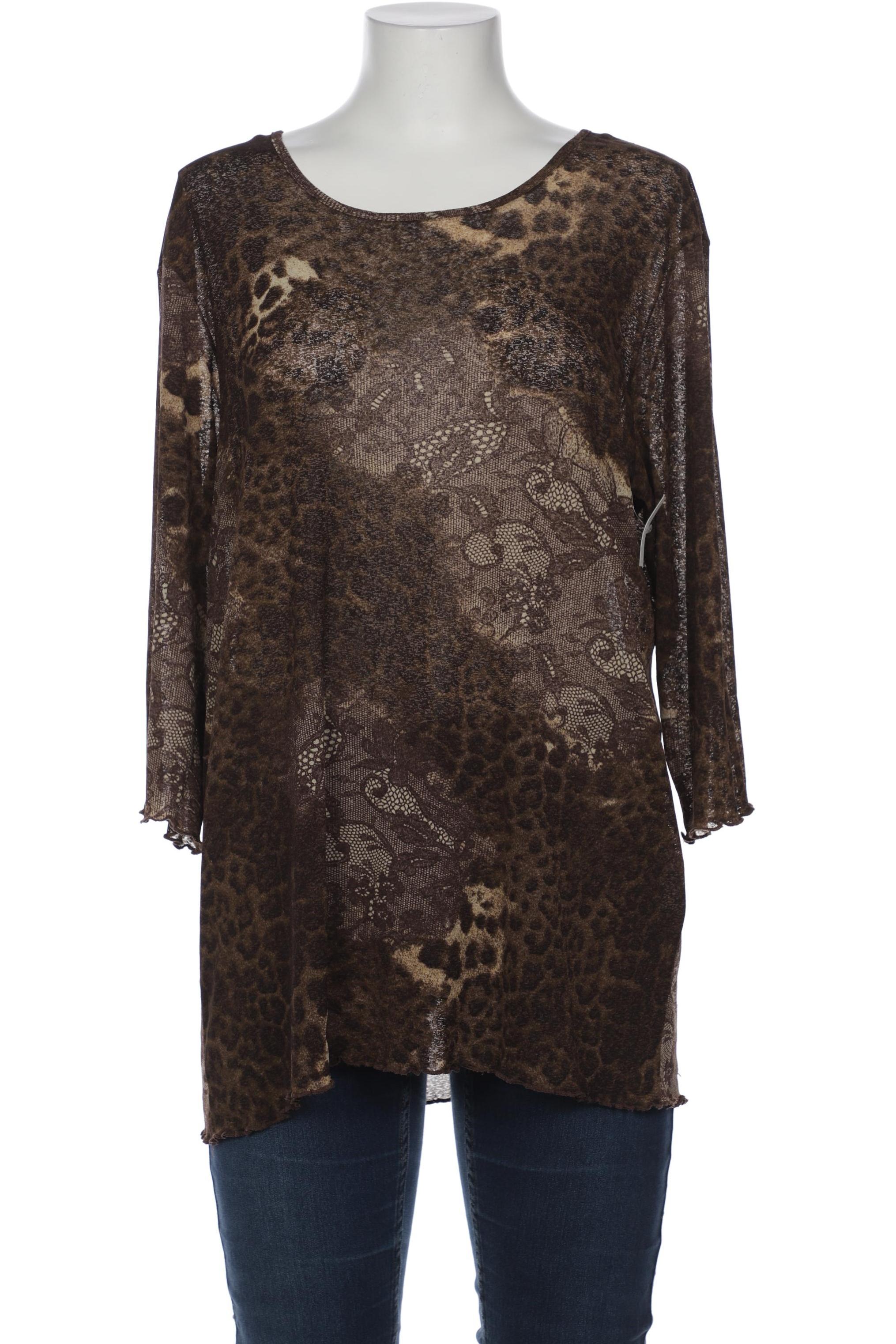 

Ulla Popken Damen Langarmshirt, braun, Gr. 42