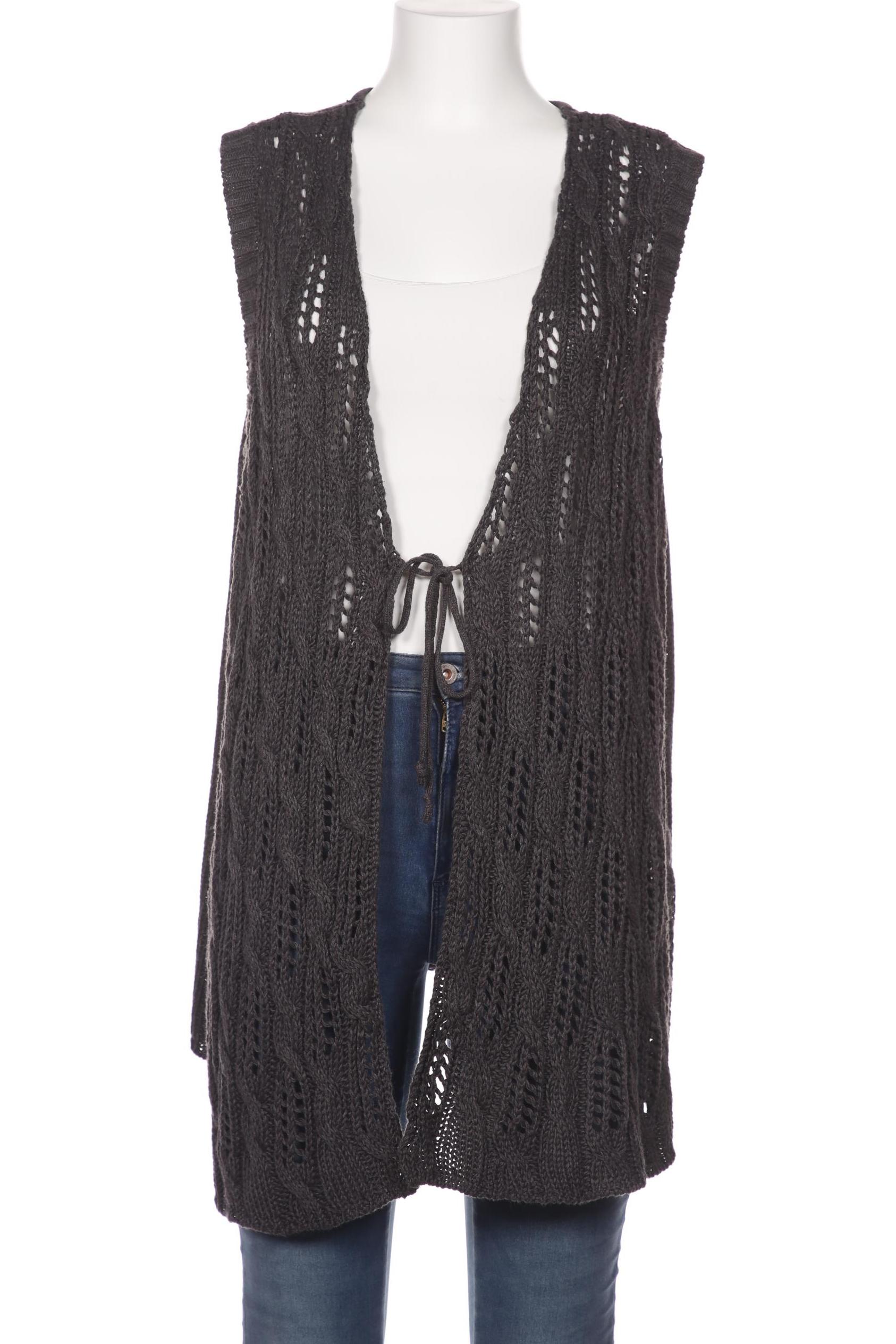 

Ulla Popken Damen Strickjacke, grau, Gr. 42