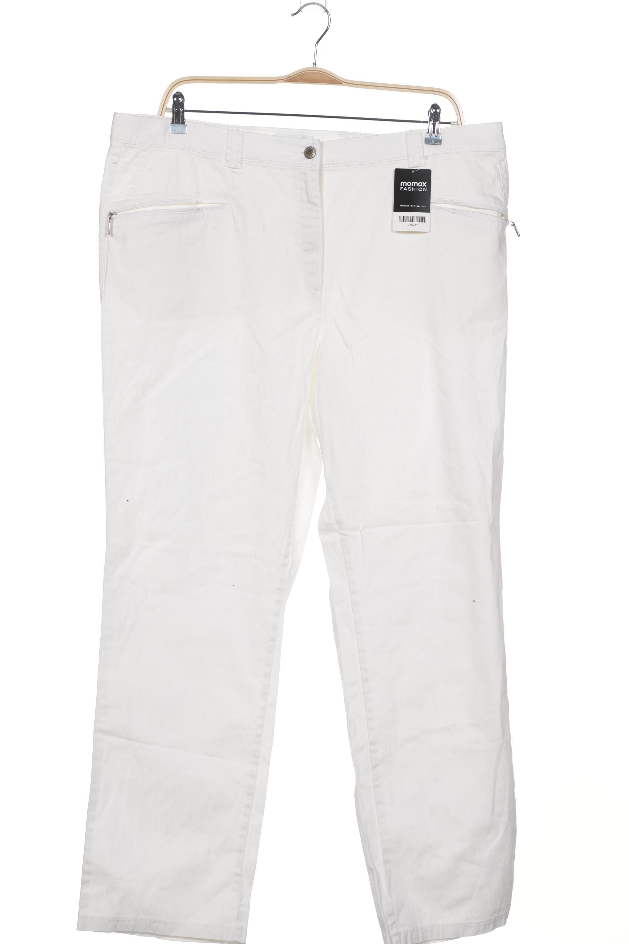 

Ulla Popken Damen Jeans, weiß, Gr. 52