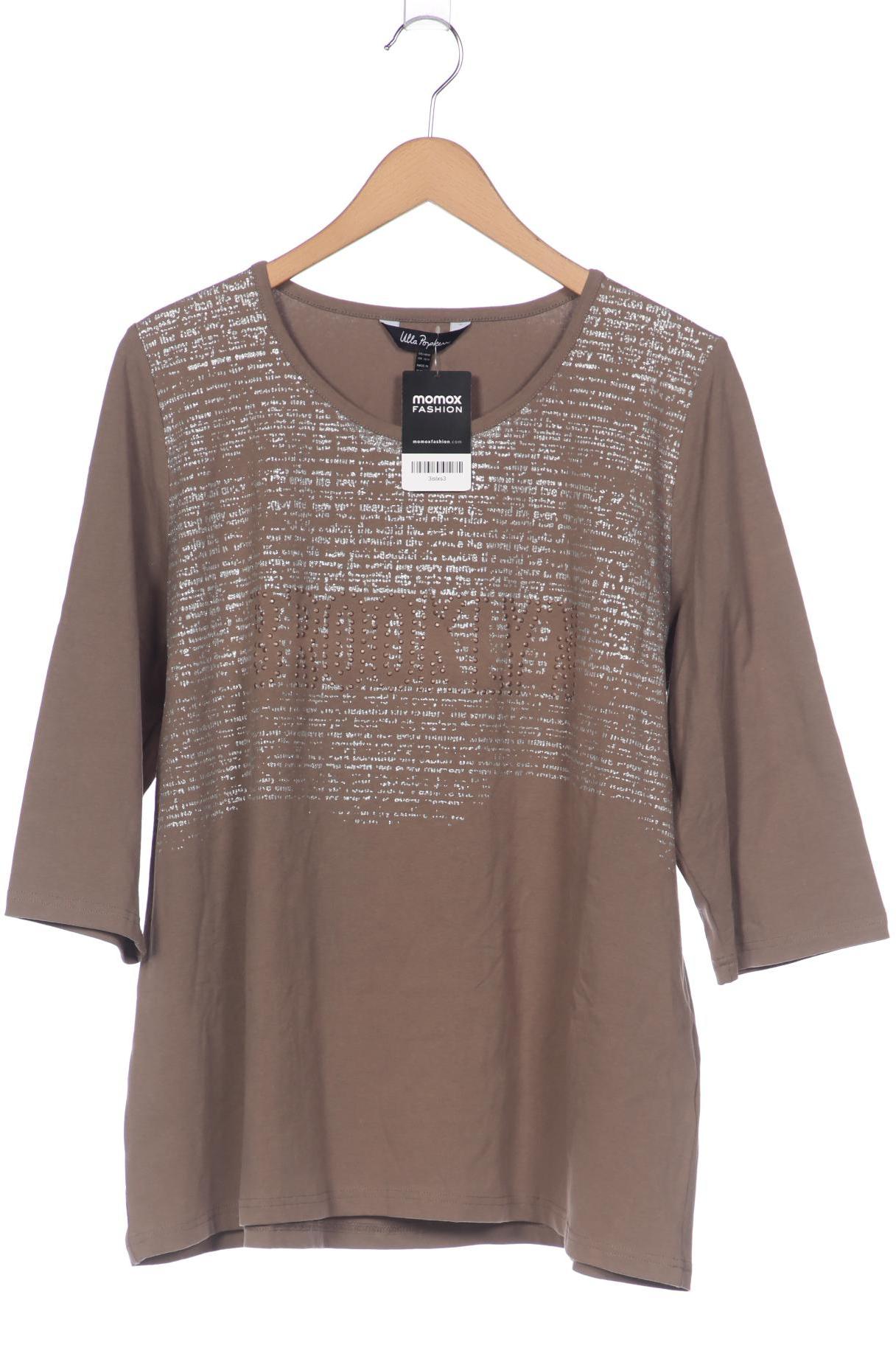 

Ulla Popken Damen Langarmshirt, braun, Gr. 46