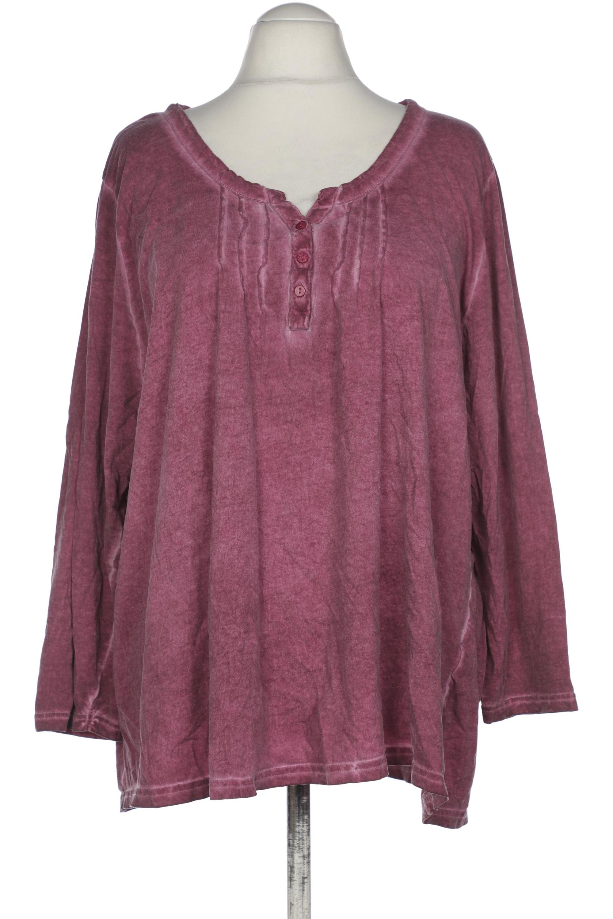 

Ulla Popken Damen Langarmshirt, pink, Gr. 54