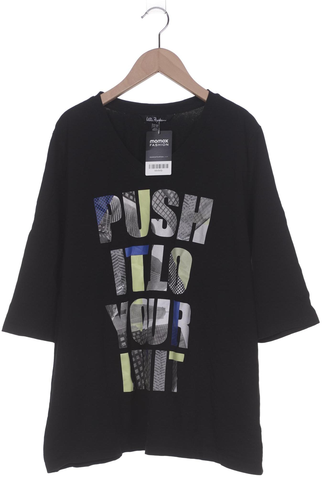 

Ulla Popken Damen T-Shirt, schwarz, Gr. 46