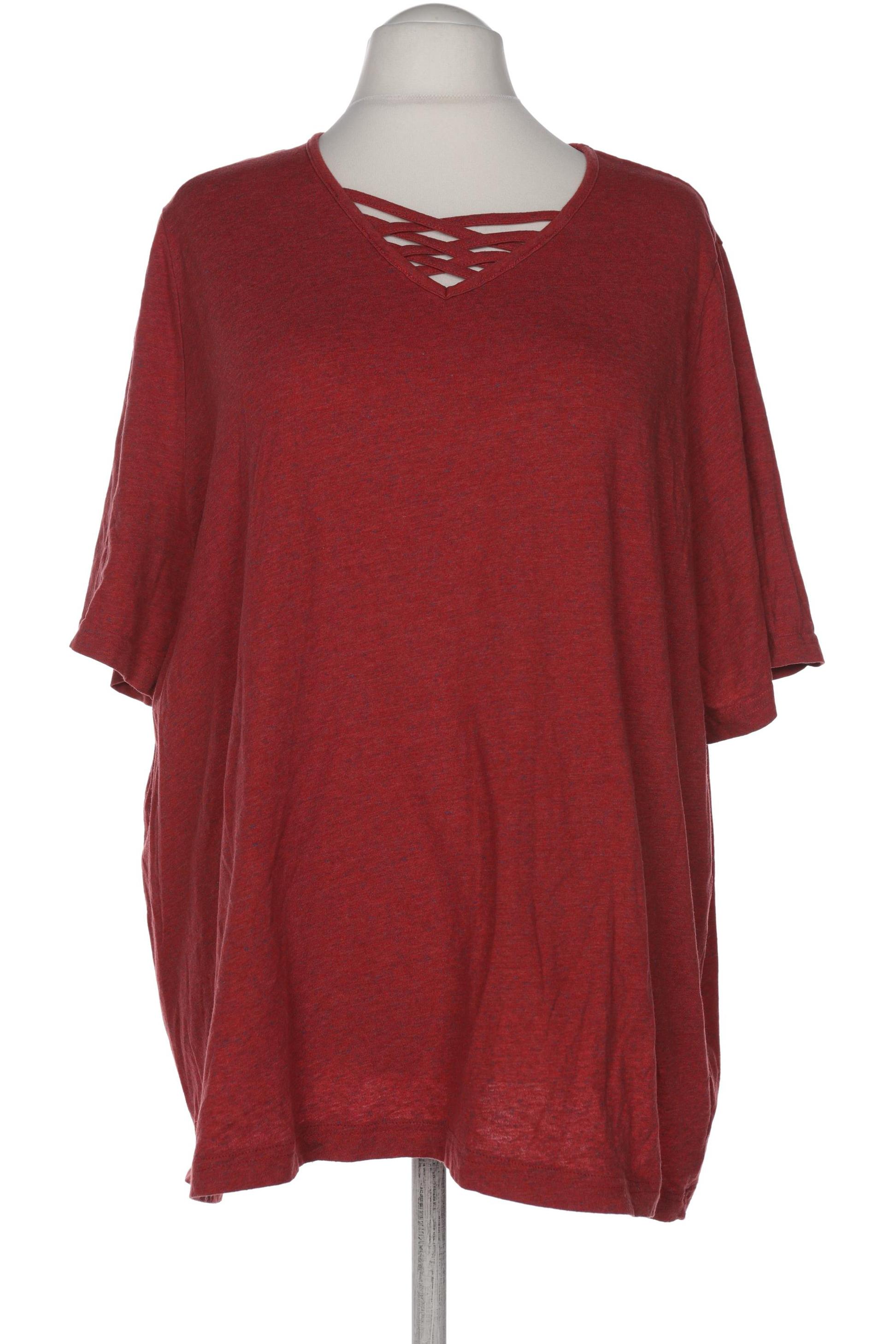 

Ulla Popken Damen T-Shirt, rot, Gr. 56