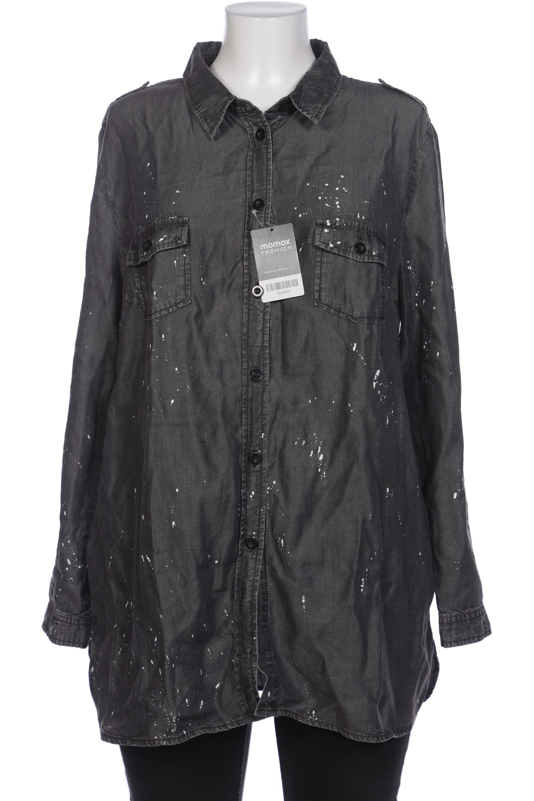 

Ulla Popken Damen Bluse, grau, Gr. 48
