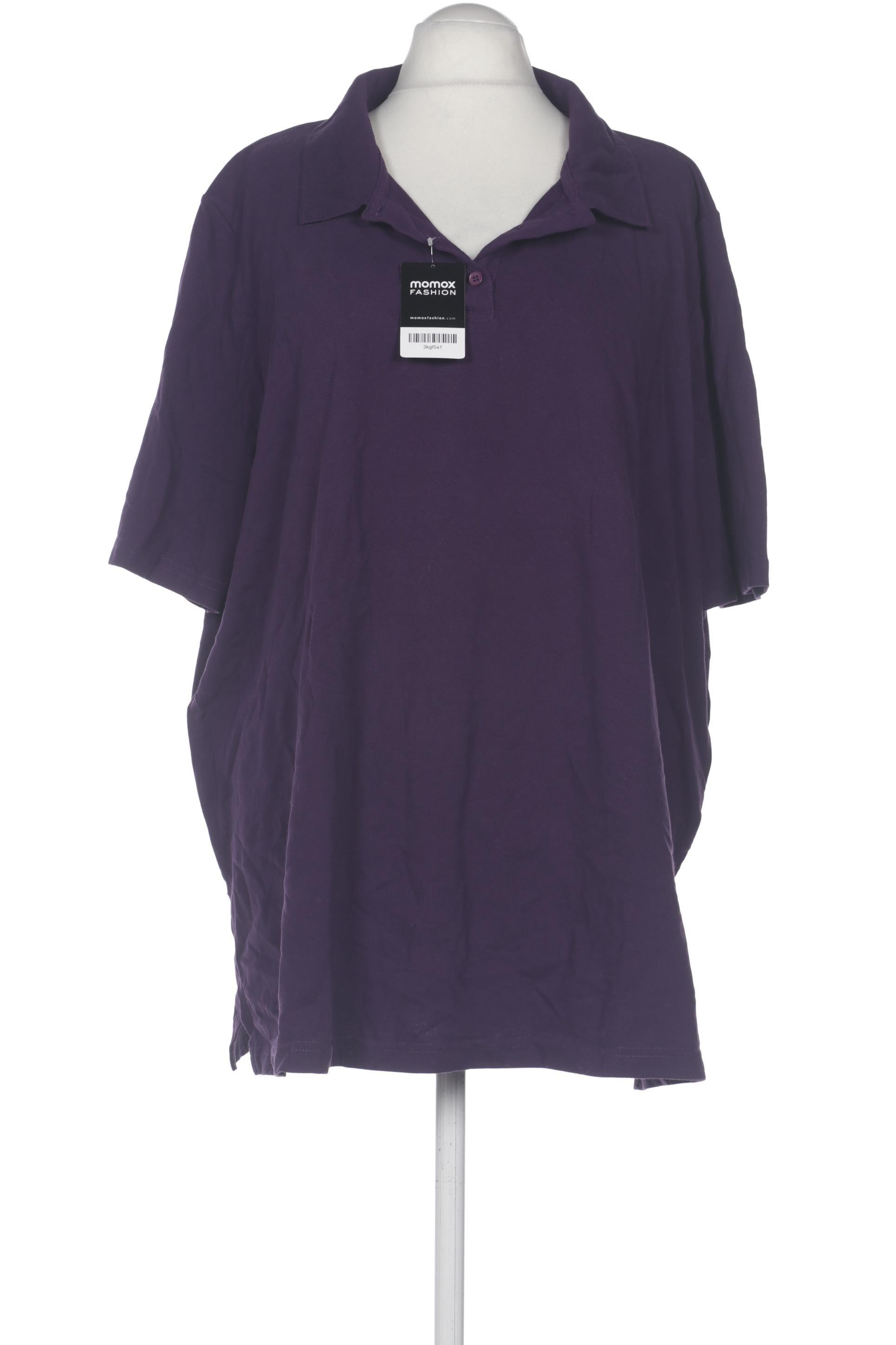 

Ulla Popken Damen Poloshirt, flieder, Gr. 58
