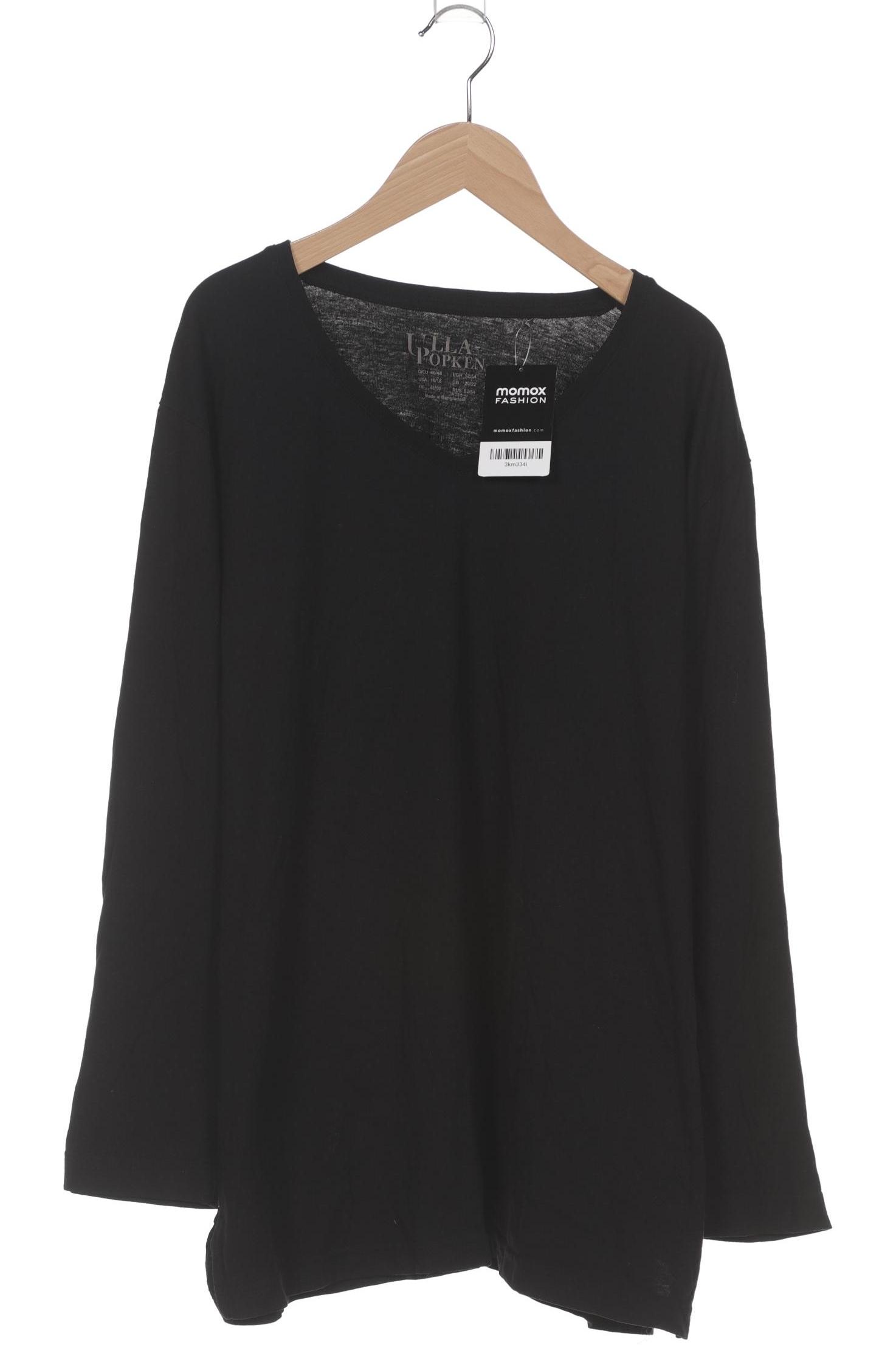 

Ulla Popken Damen Langarmshirt, schwarz, Gr. 46