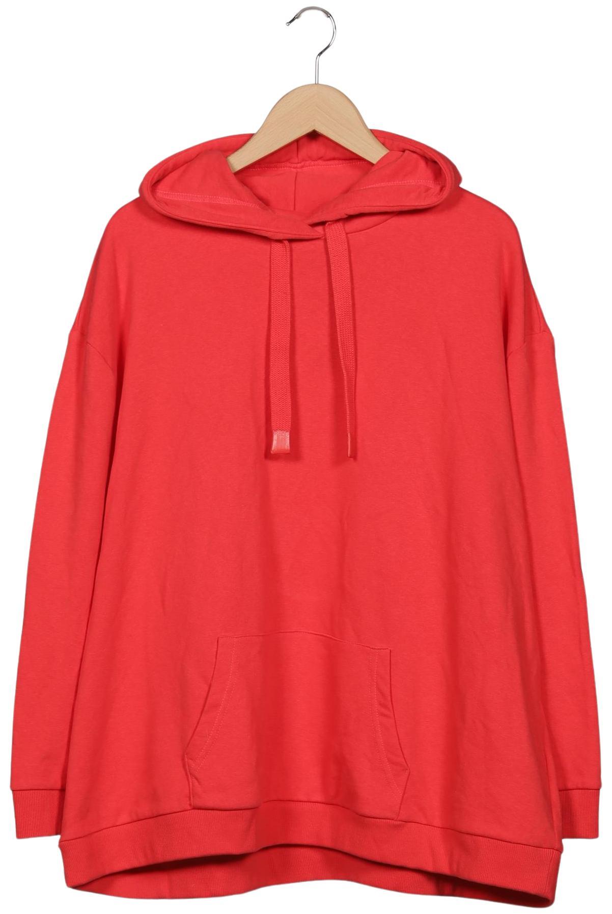 

Ulla Popken Damen Kapuzenpullover, rot, Gr. 46