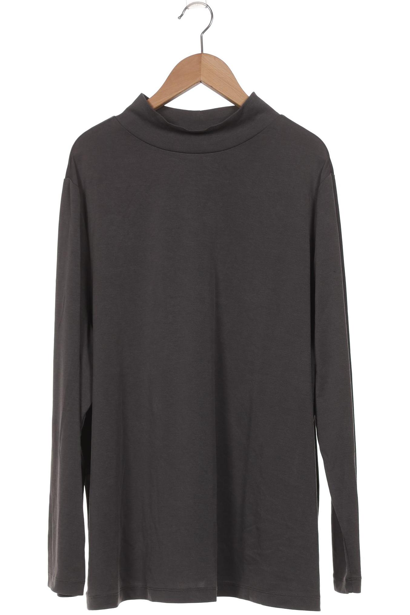 

Ulla Popken Damen Langarmshirt, grau, Gr. 50