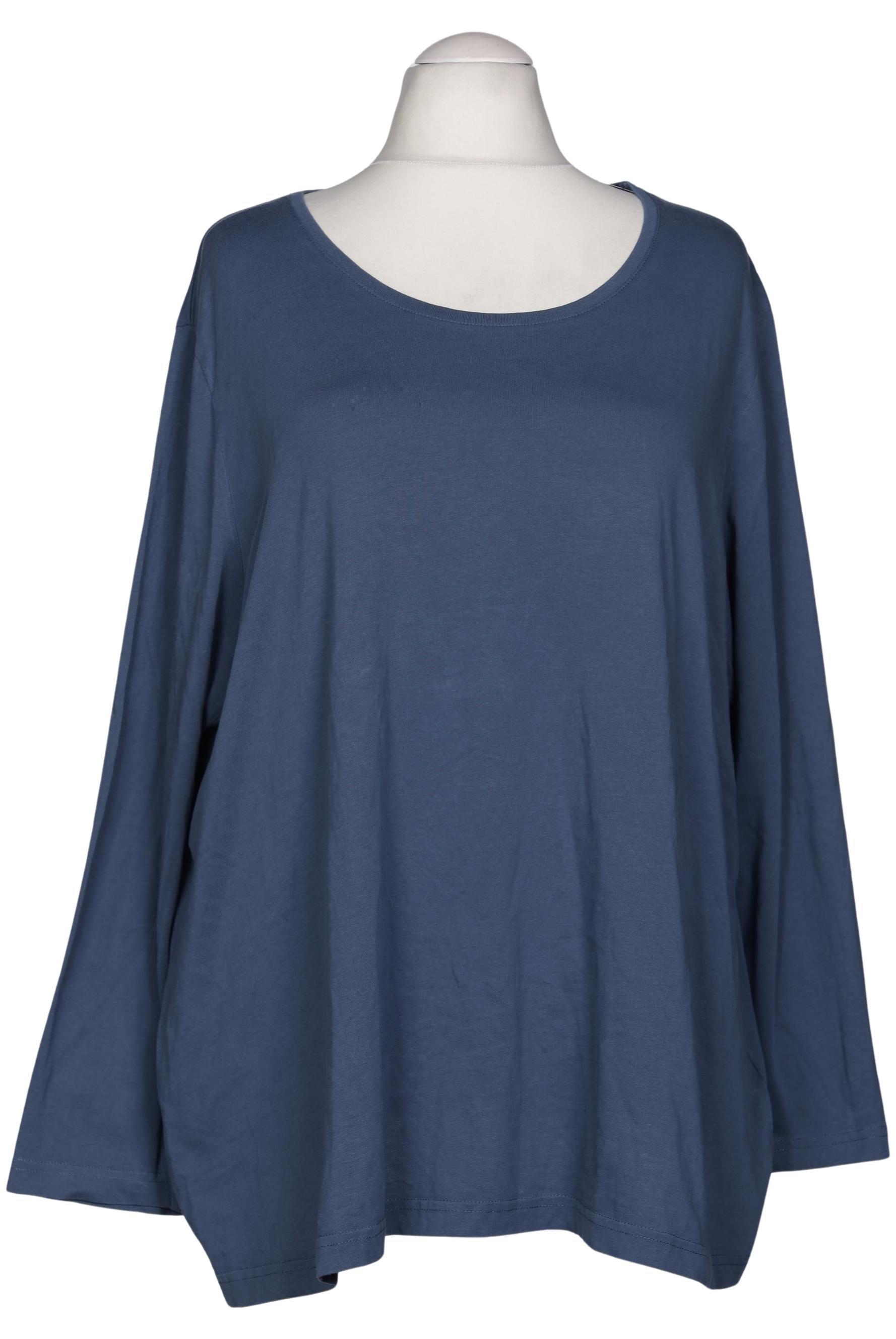 

Ulla Popken Damen Langarmshirt, blau, Gr. 54