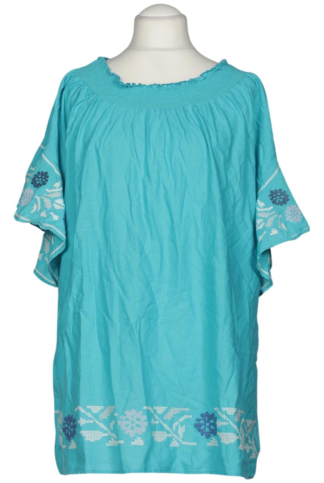 

Ulla Popken Damen Bluse, türkis, Gr. 54
