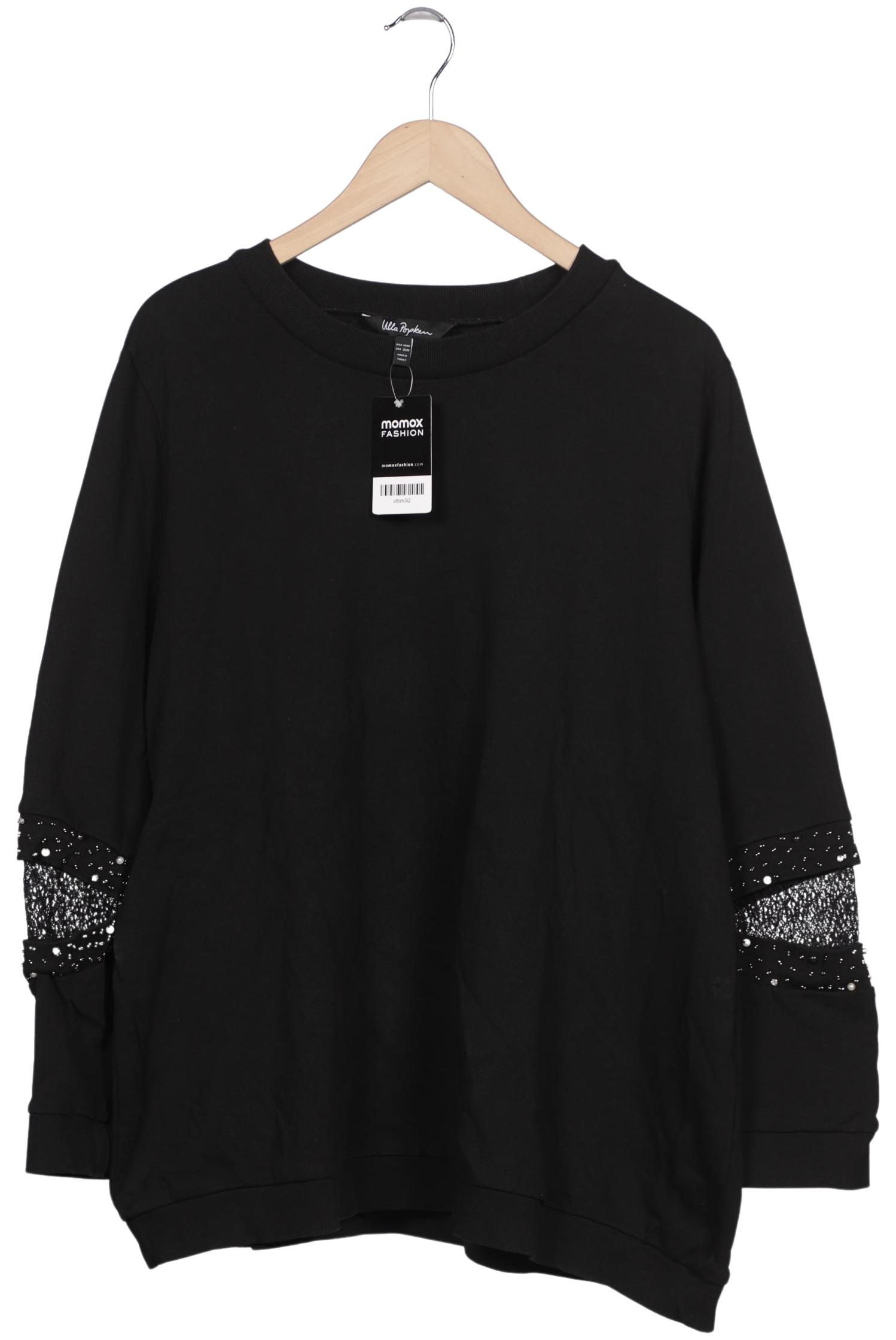 

Ulla Popken Damen Sweatshirt, schwarz, Gr. 50