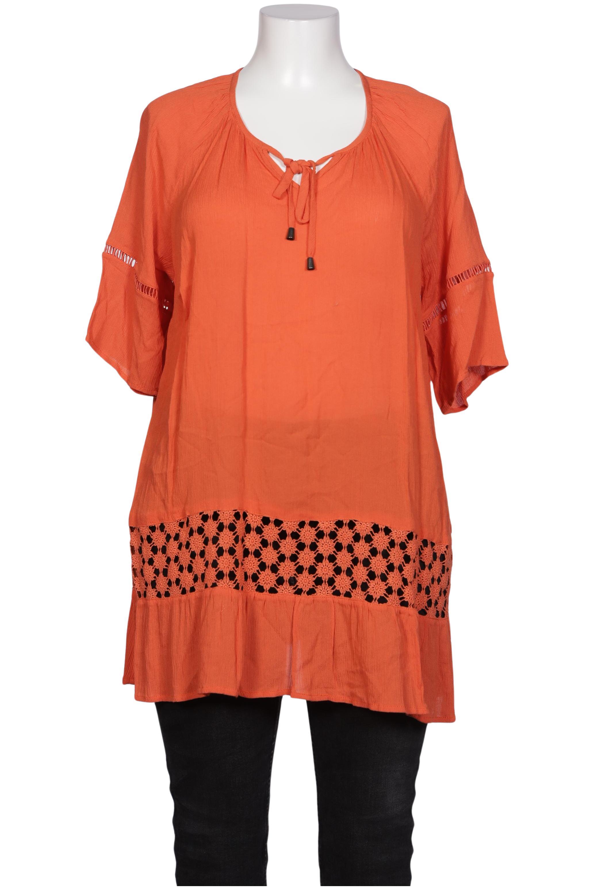 

Ulla Popken Damen Bluse, orange, Gr. 46