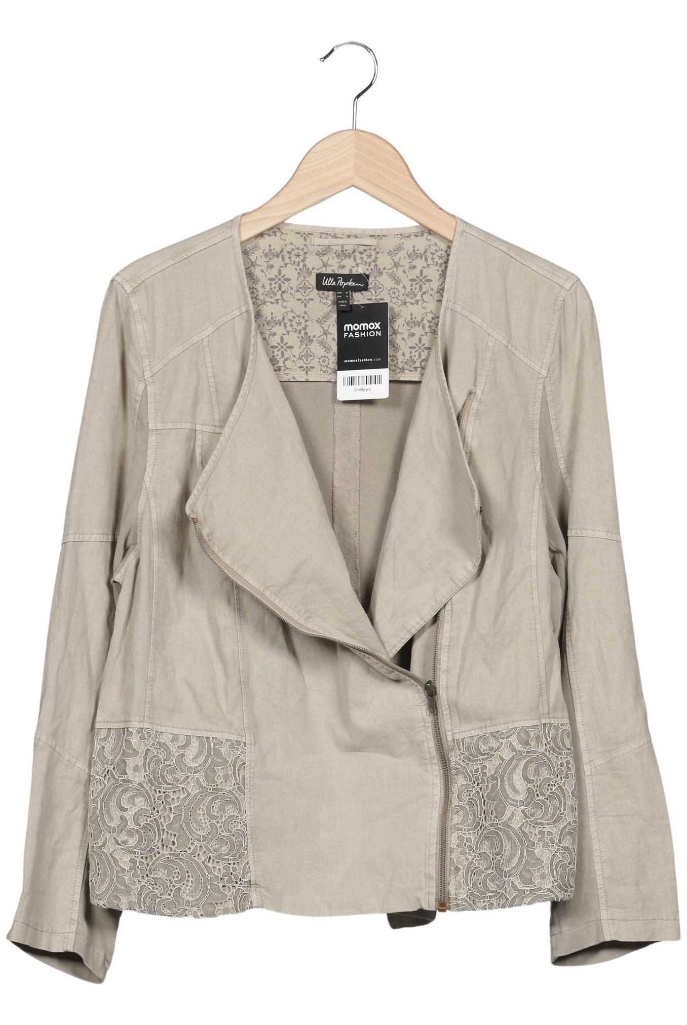 

Ulla Popken Damen Jacke, beige, Gr. 42