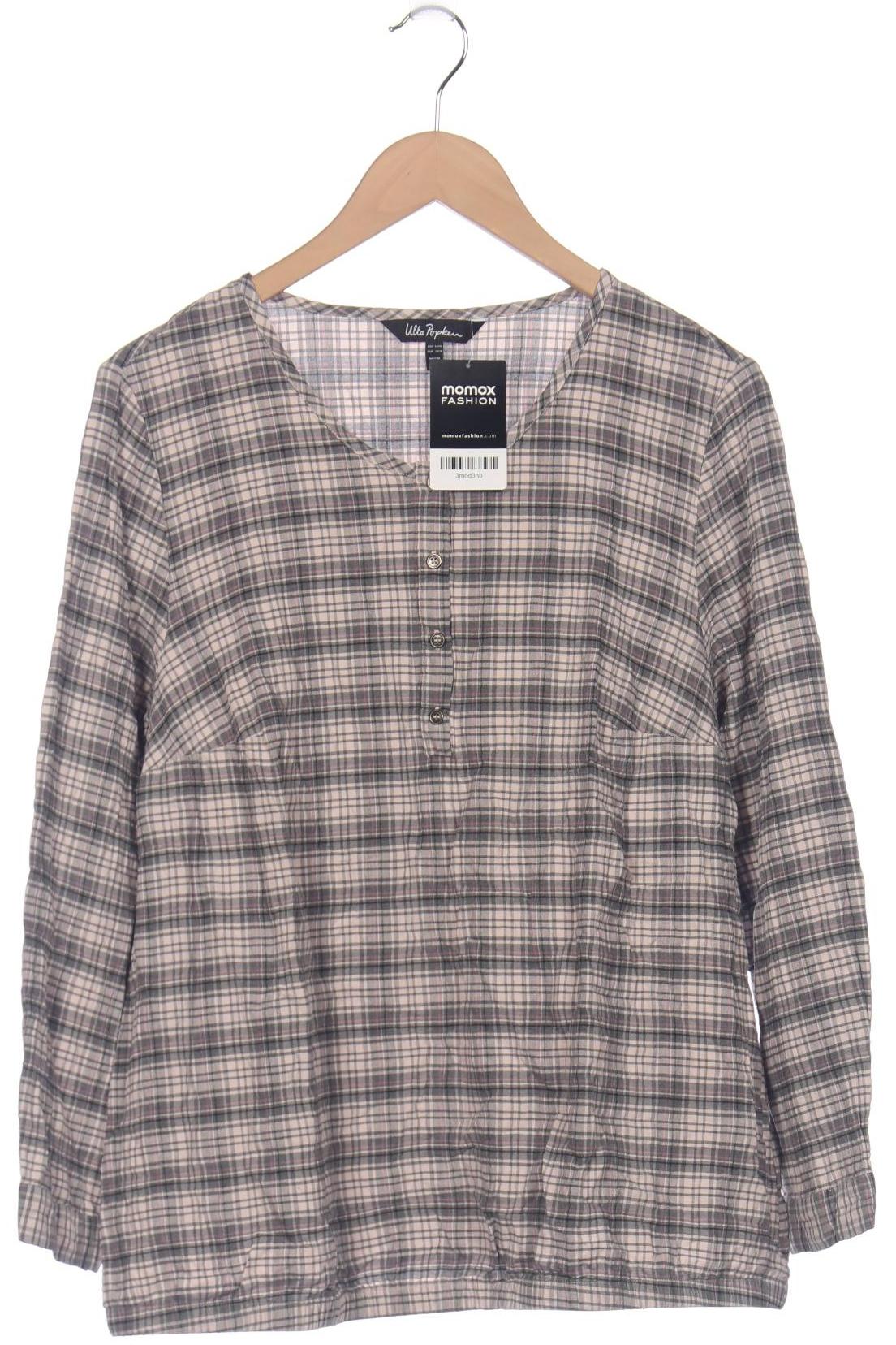 

Ulla Popken Damen Langarmshirt, grau, Gr. 46